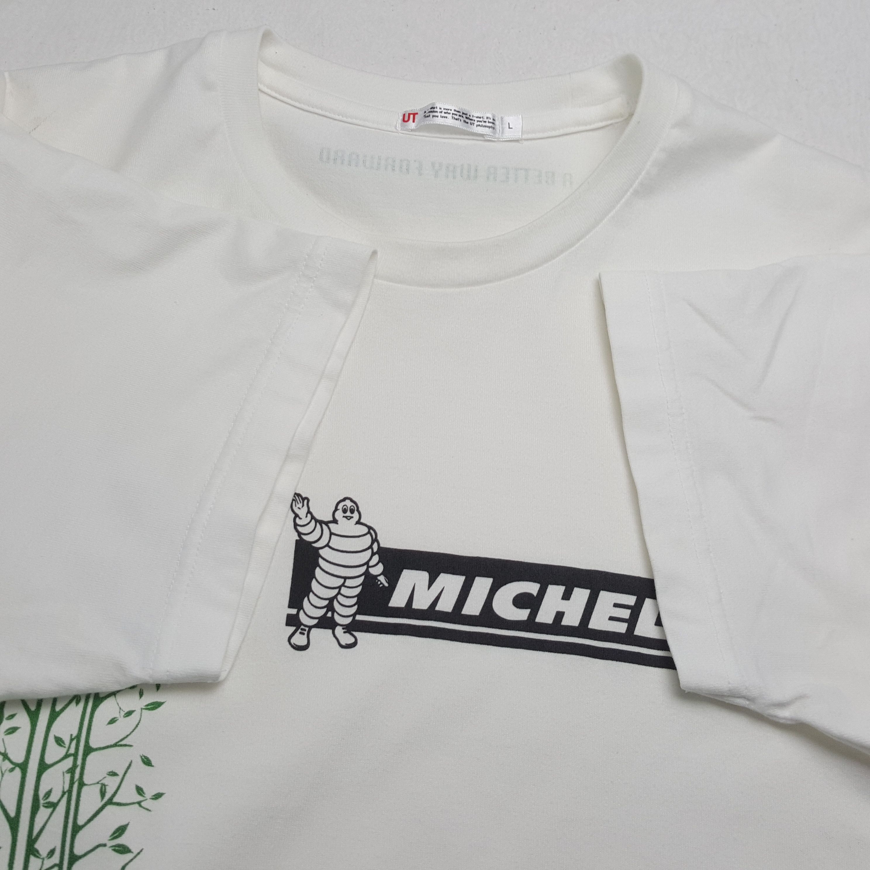 Japanese Brand MICHELIN Tires Brand Motorsports Tshirt Size US M / EU 48-50 / 2 - 7 Thumbnail
