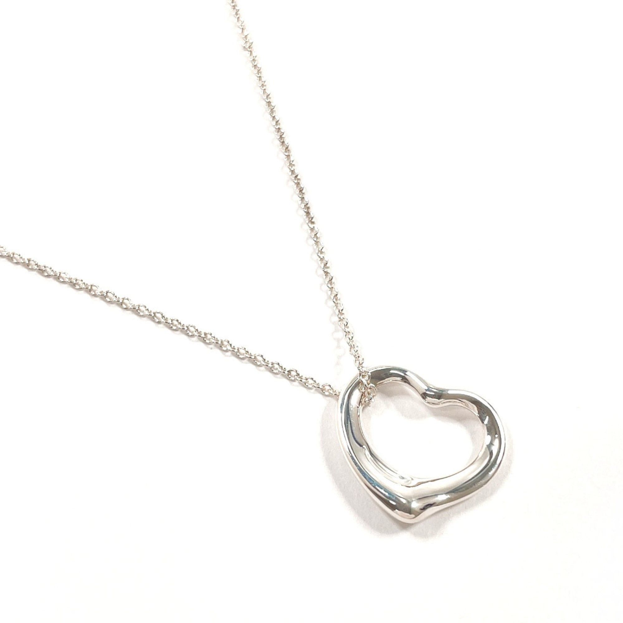 Tiffany & Co. TIFFANY&Co. Tiffany Open Heart Elsa Peretti Necklace, Sterling Silver 925, Women's Size ONE SIZE - 1 Thumbnail