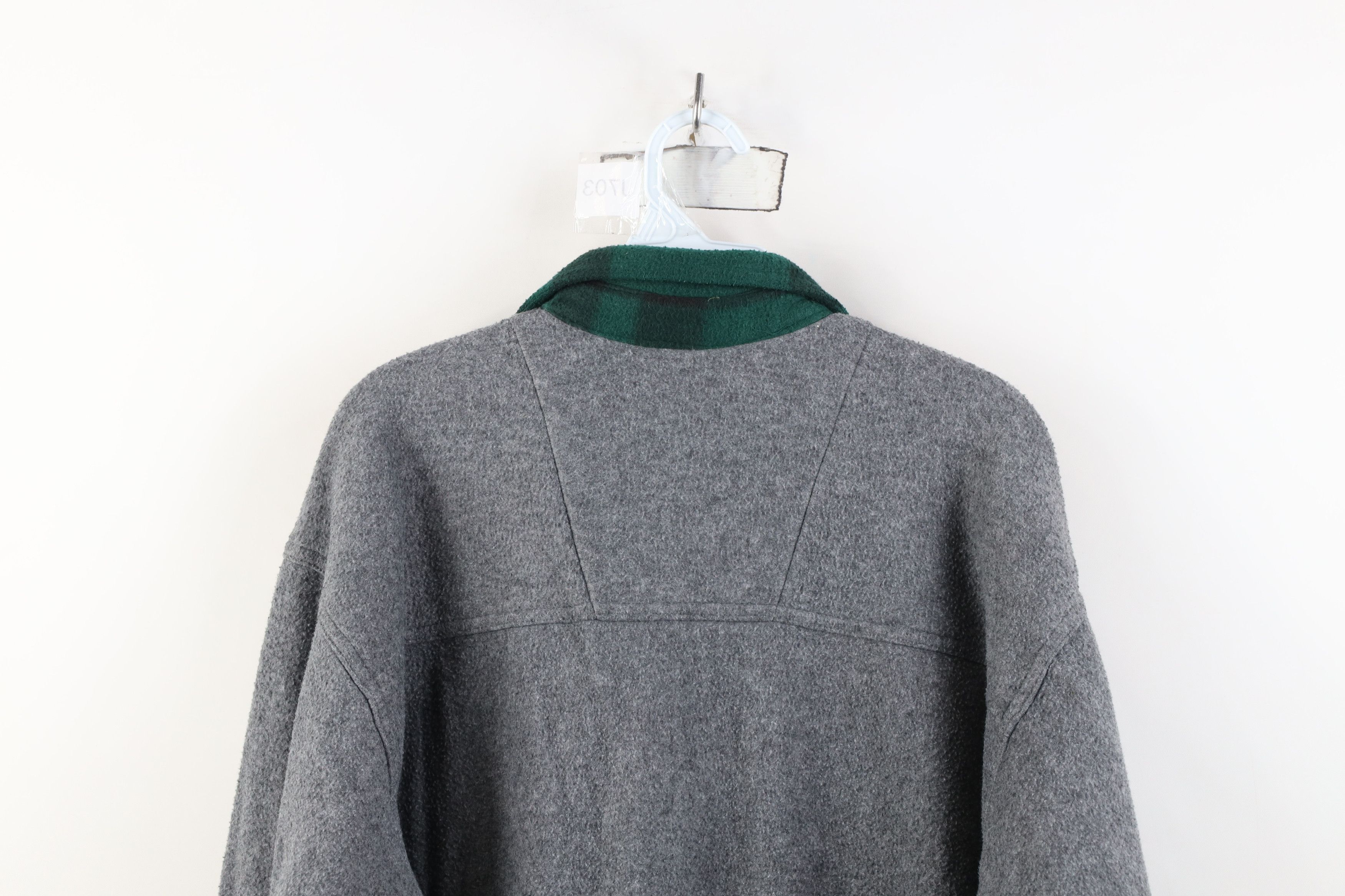 Vintage Vintage 90s Streetwear Fleece Button Shirt Jacket Jac Size M / US 6-8 / IT 42-44 - 14 Thumbnail