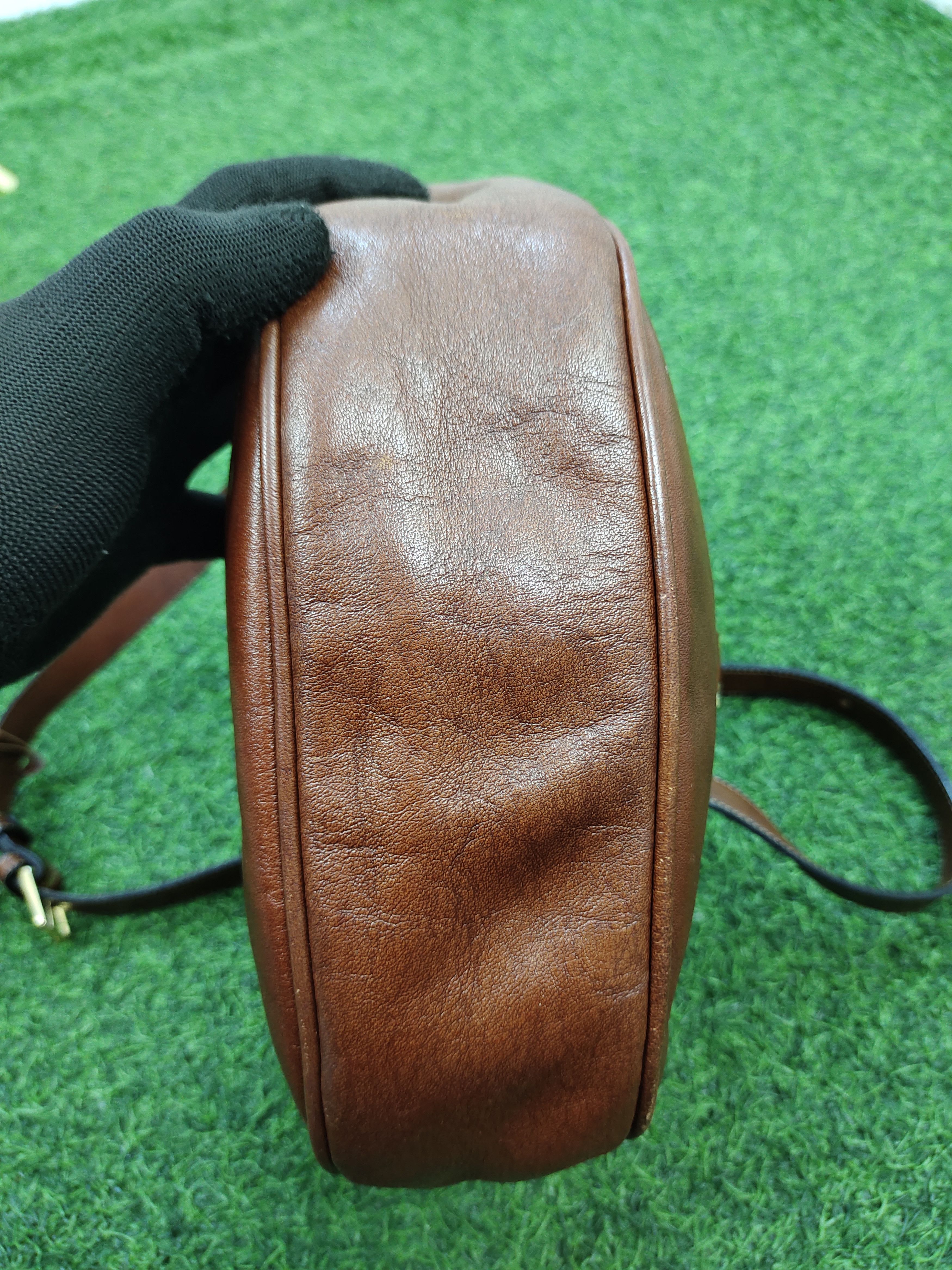 Leather Vintage Gold Pfeil Handmade Patina Leather Sling Bag Size ONE SIZE - 10 Thumbnail