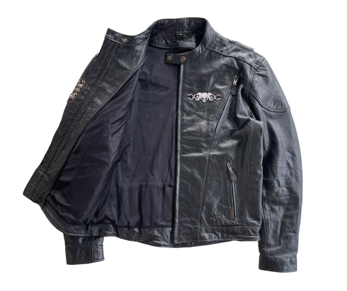 Leather Vintage Black Leather Rider Racing Jacket Size US XL / EU 56 / 4 - 4 Thumbnail