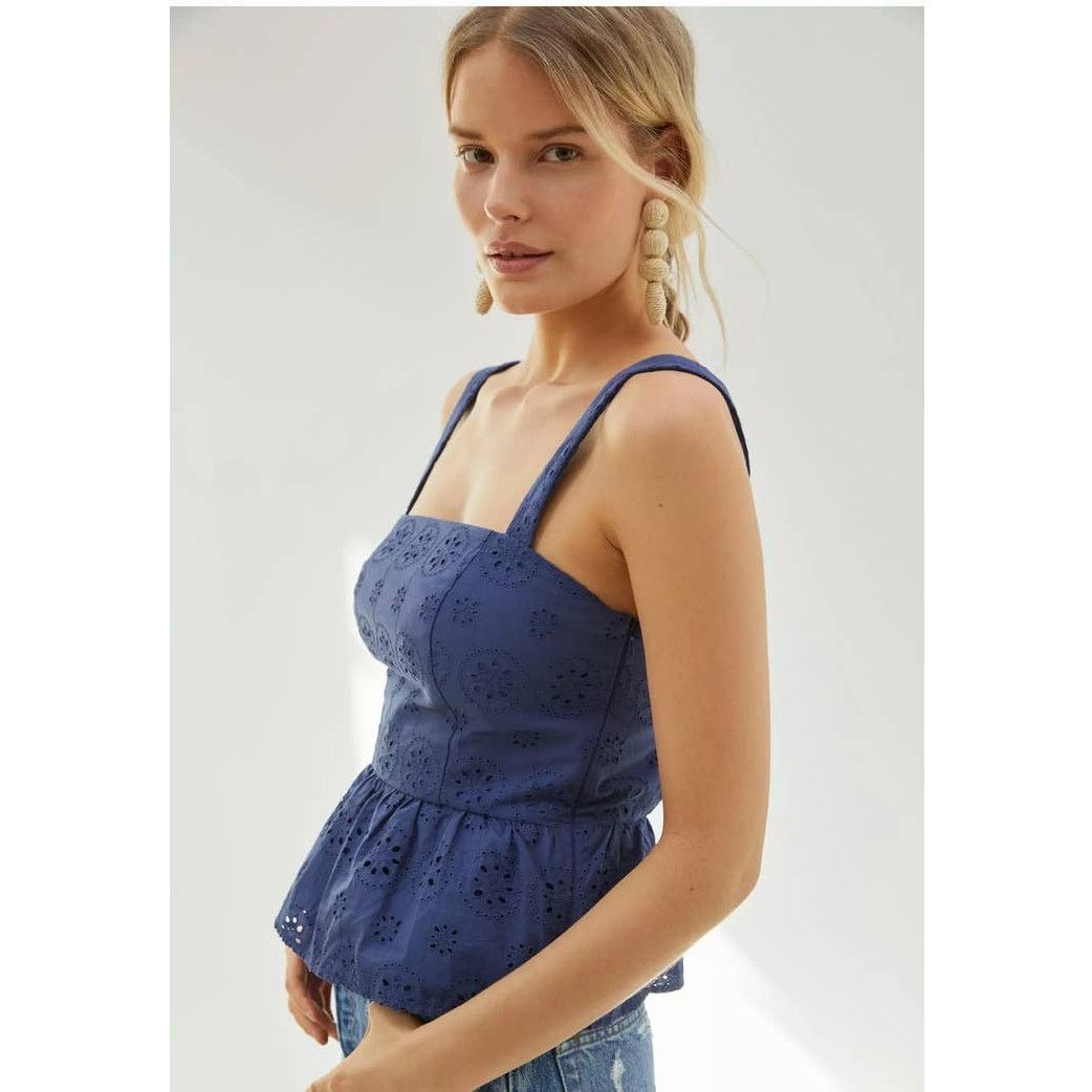 Anthropologie New Anthropologie HUTCH Dorri Buckle-Back Tank $128 SIZE 8 Size M / US 6-8 / IT 42-44 - 4 Thumbnail