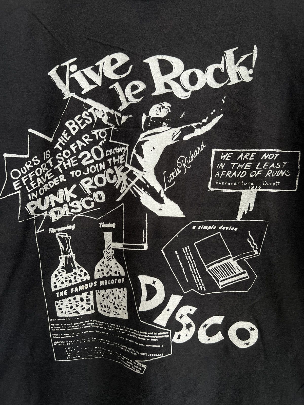 A.F.F.A. Vintage Seditionaries Viva Le Rock Anarchy Punk Rock Shirt Size US L / EU 52-54 / 3 - 8 Thumbnail