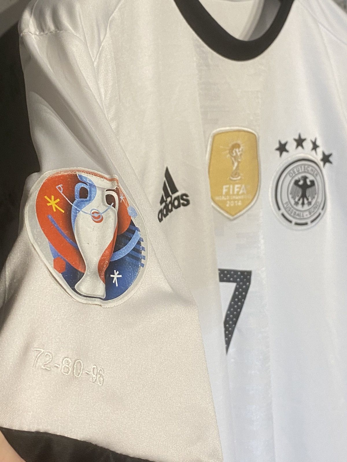 Adidas Jersey national team Germany 2014 #7 Schweinsteiger Size US XL / EU 56 / 4 - 3 Thumbnail