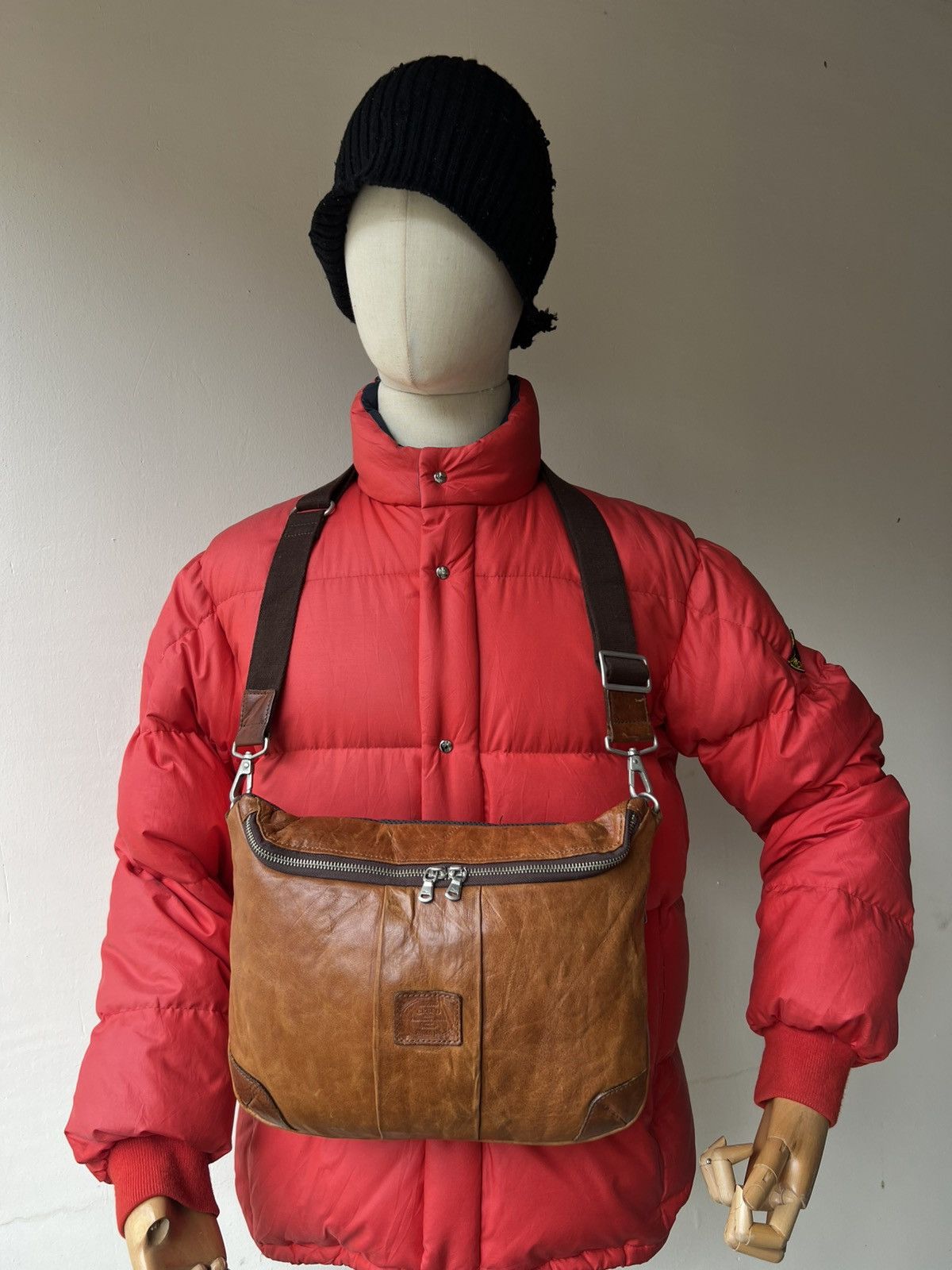 Leather Patina Brown Leather Bag Creed Japan Size ONE SIZE - 6 Thumbnail
