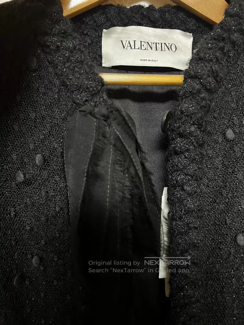 Valentino Valentino Little fragrant black coat Size M / US 6-8 / IT 42-44 - 5 Thumbnail