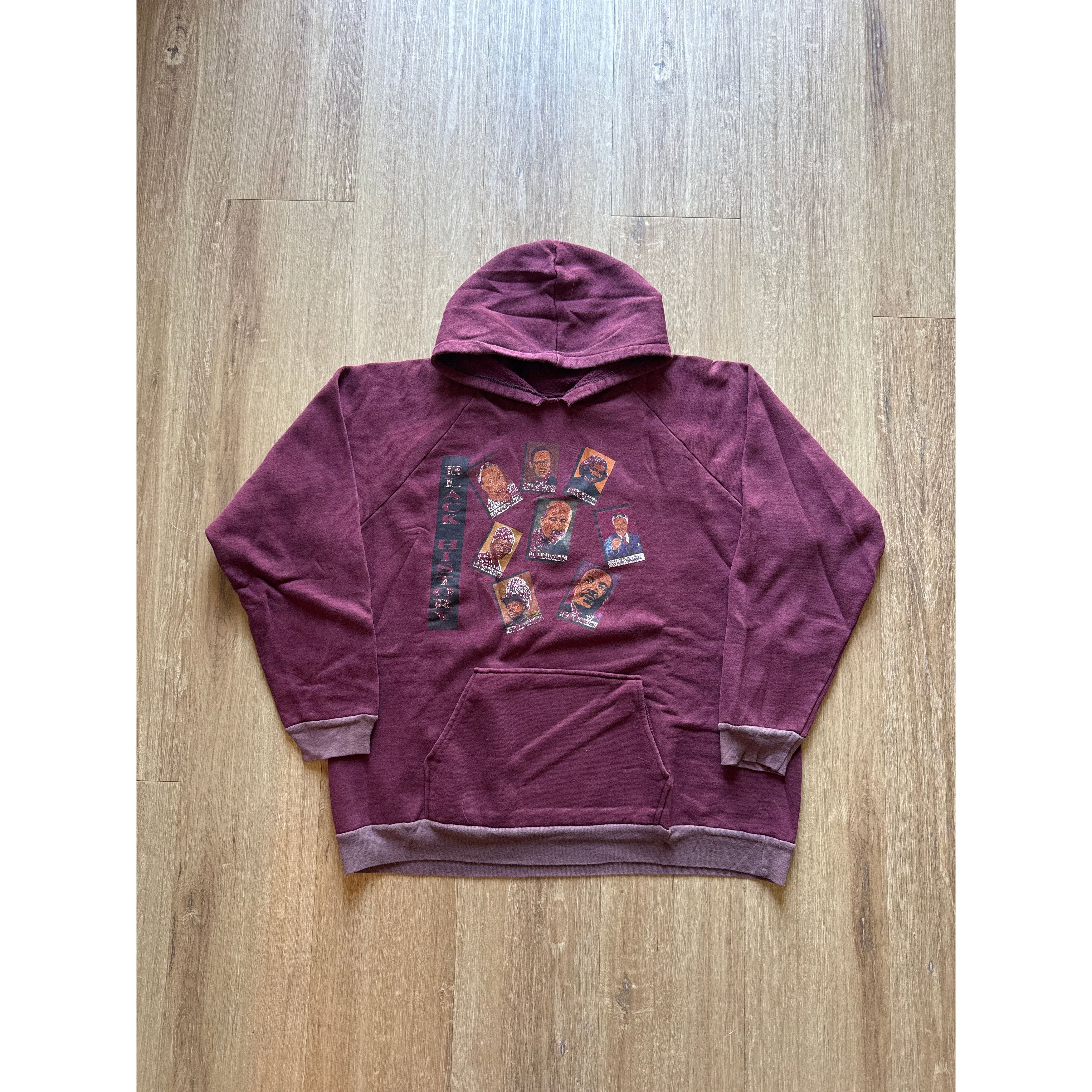 Other Vintage 90s Black History Faces Hoodie Size US L / EU 52-54 / 3 - 1 Thumbnail