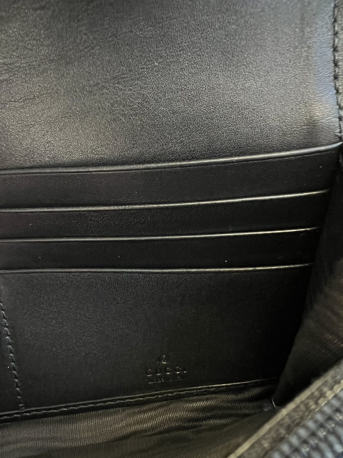 Gucci Gucci Black Soft Leather GG Marmont Continental Wallet Size ONE SIZE - 9 Thumbnail