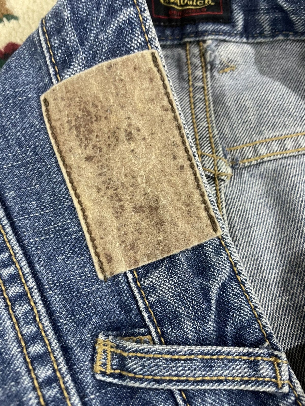 Vintage VTG Y2K VON DUTCH SPELLOUT JEANS Size US 32 / EU 48 - 16 Thumbnail