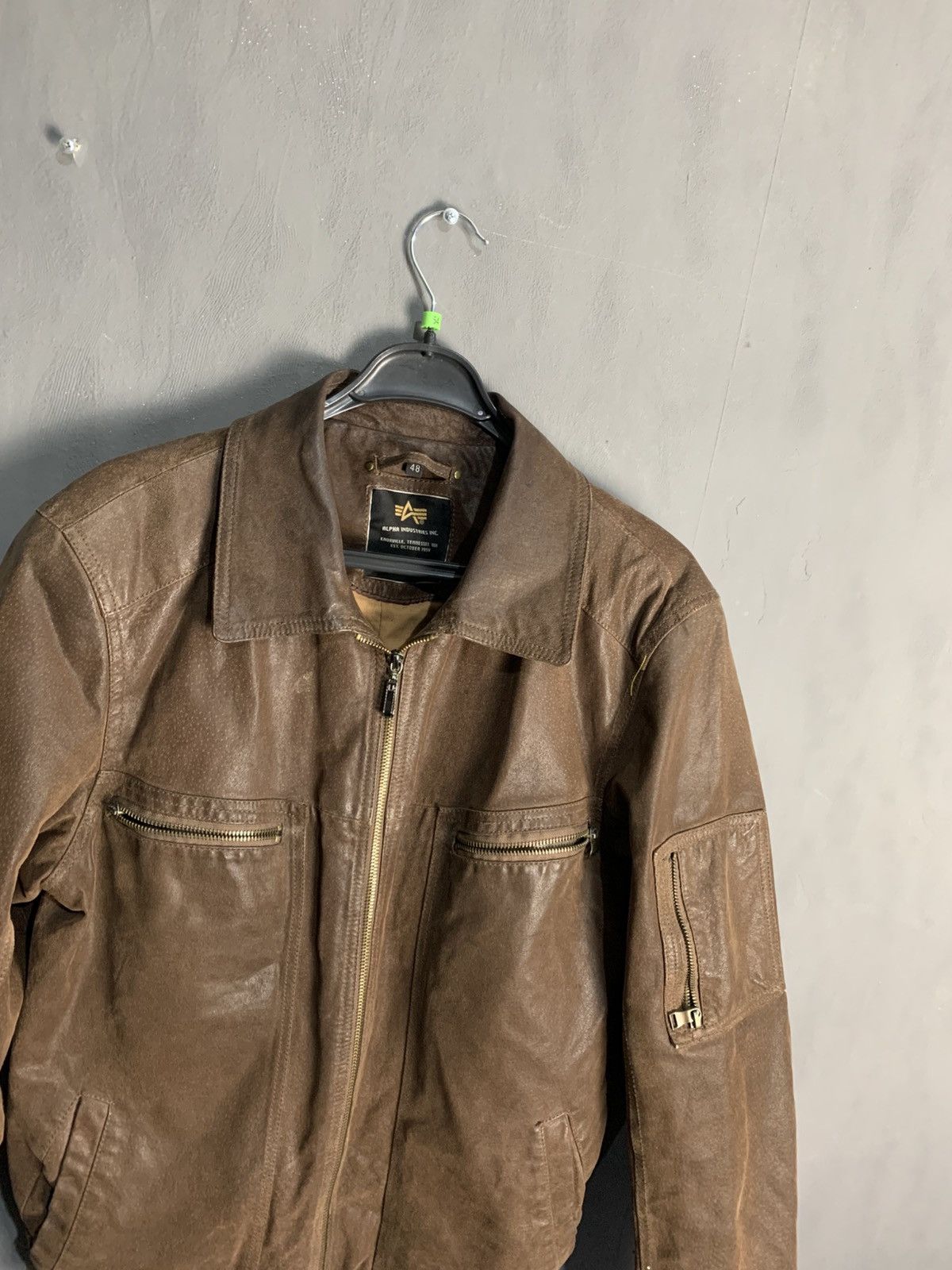 Alpha Industries Alpha industries leather jacket Size US M / EU 48-50 / 2 - 2 Thumbnail