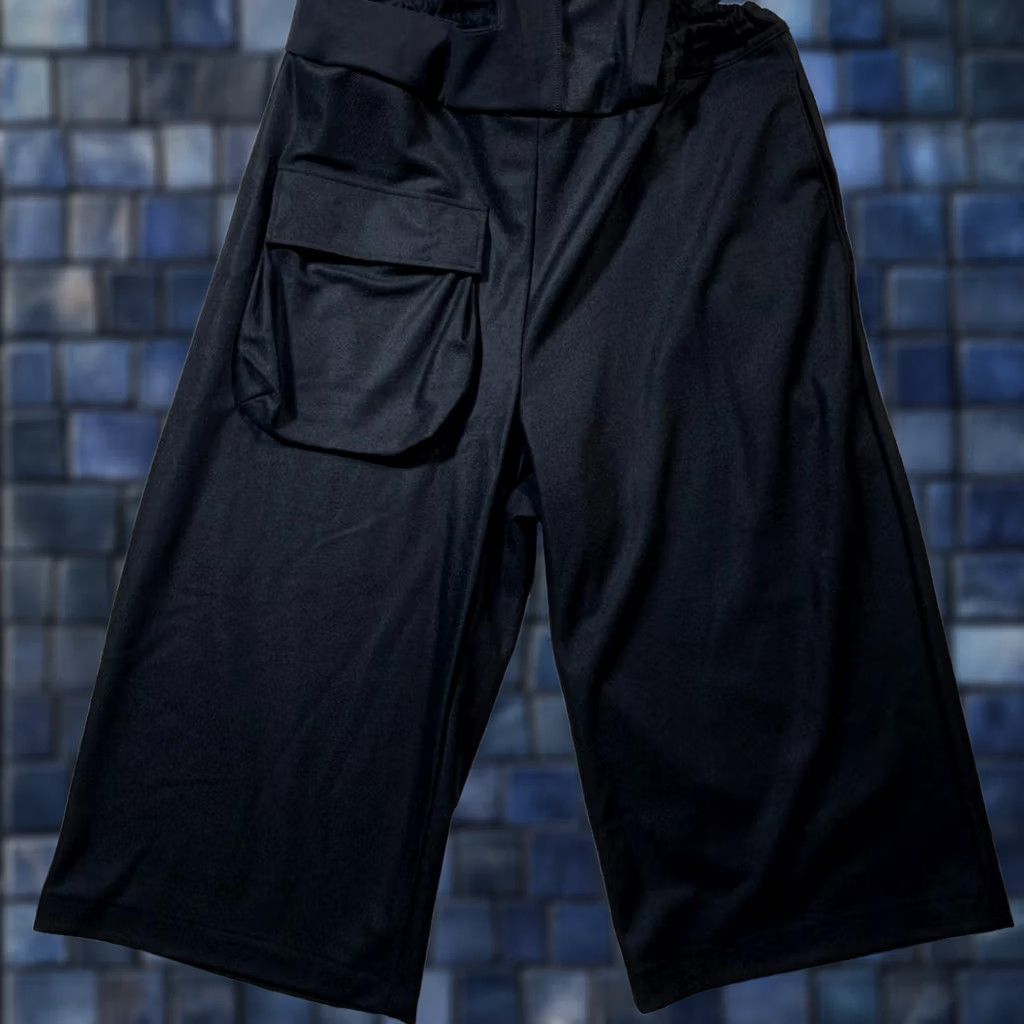 Yohji Yamamoto YOHJI YAMAMOTO Pants Skirt Wrap Asymmetry Wool Black Size L Men Size US 33 - 1 Thumbnail