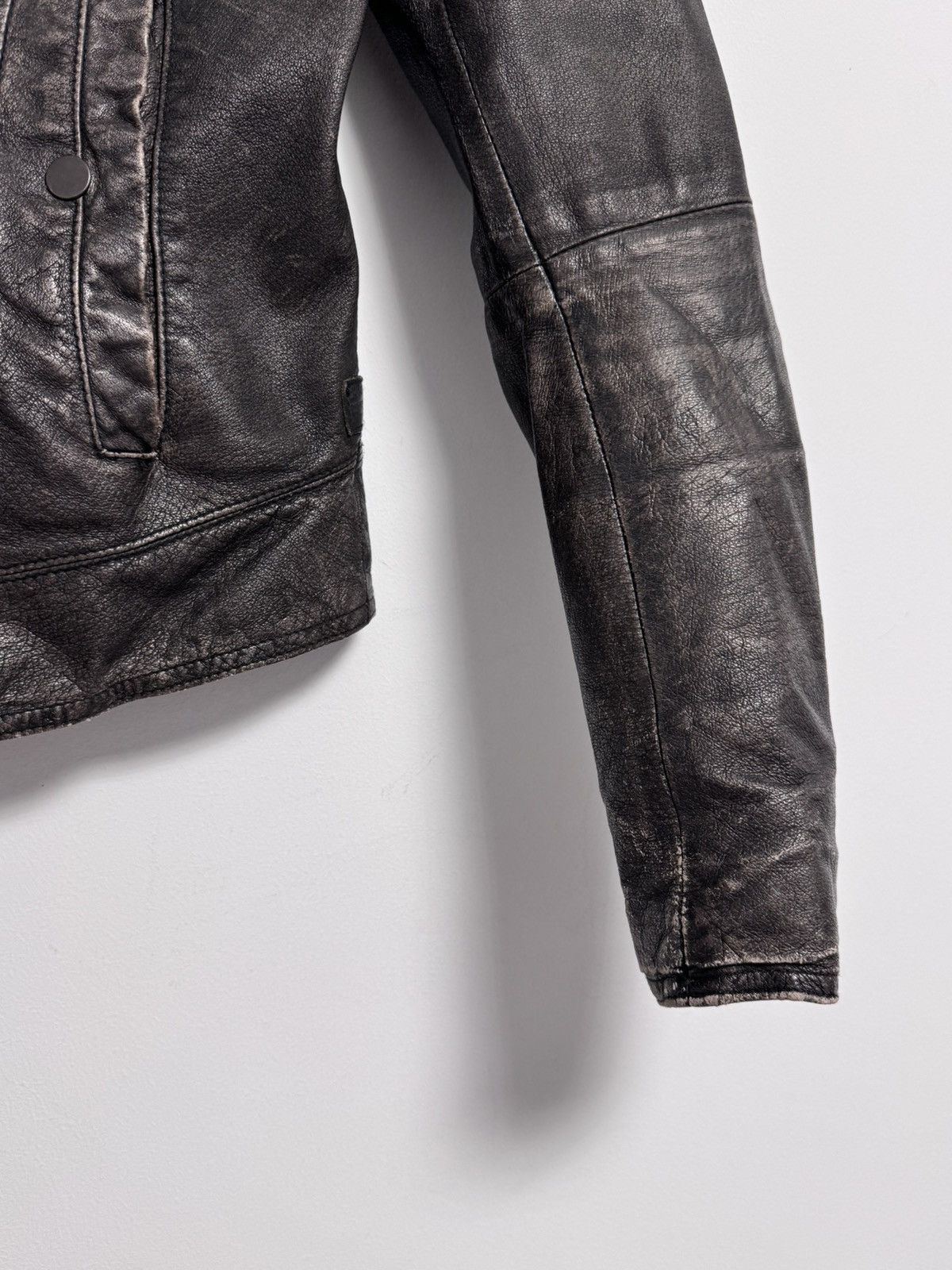 G-STAR FAE LEATHER Biker Jacket Women’s Size S