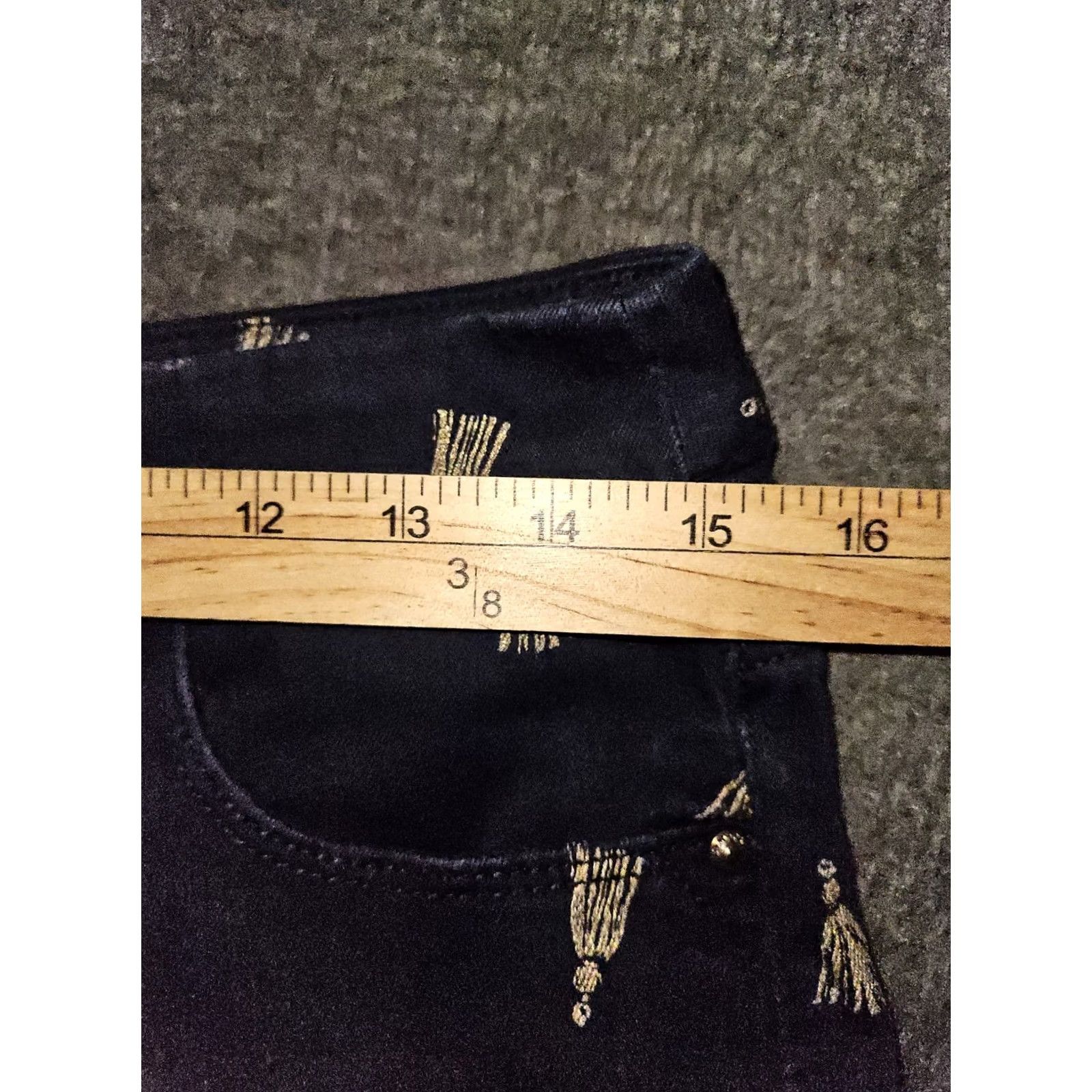 Vintage VINTAGE Chico's So Slimming Girlfriend Ankle Jeans Women's 0 Blue Mid Rise AOP Stretch Preppy Denim Jeans City School Womens Size 25" / US 0 / IT 36 - 4 Thumbnail