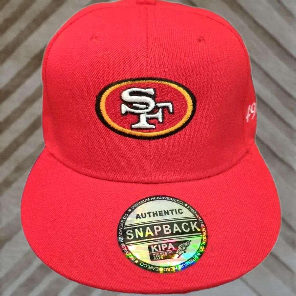 Vintage Nike? San Francisco 49rs Hat Red New Snapback Adjustable Size ONE SIZE - 1 Thumbnail