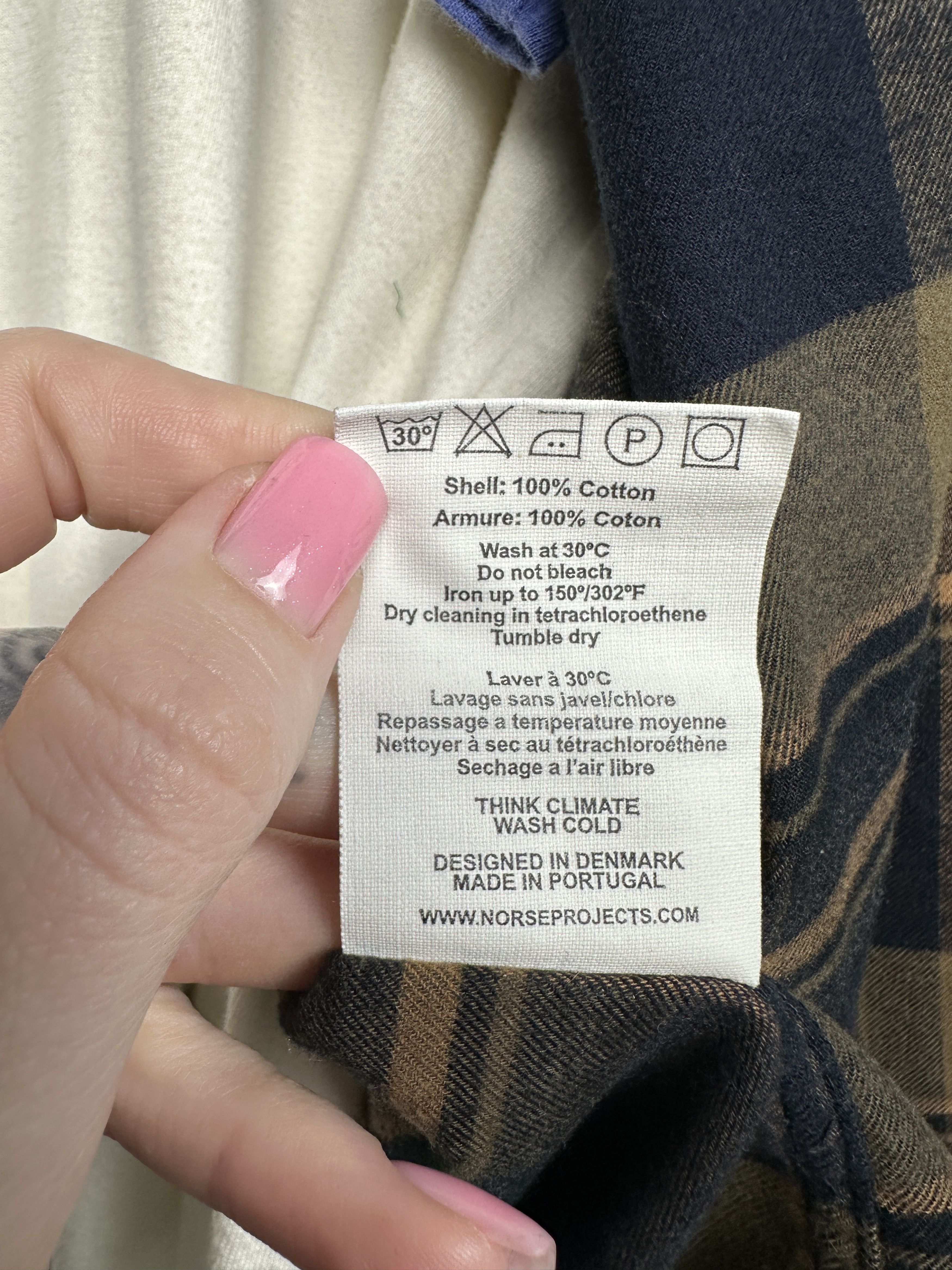 Norse Projects Norse Projects Mens Flannel Plaid Shirt Size US S / EU 44-46 / 1 - 6 Thumbnail