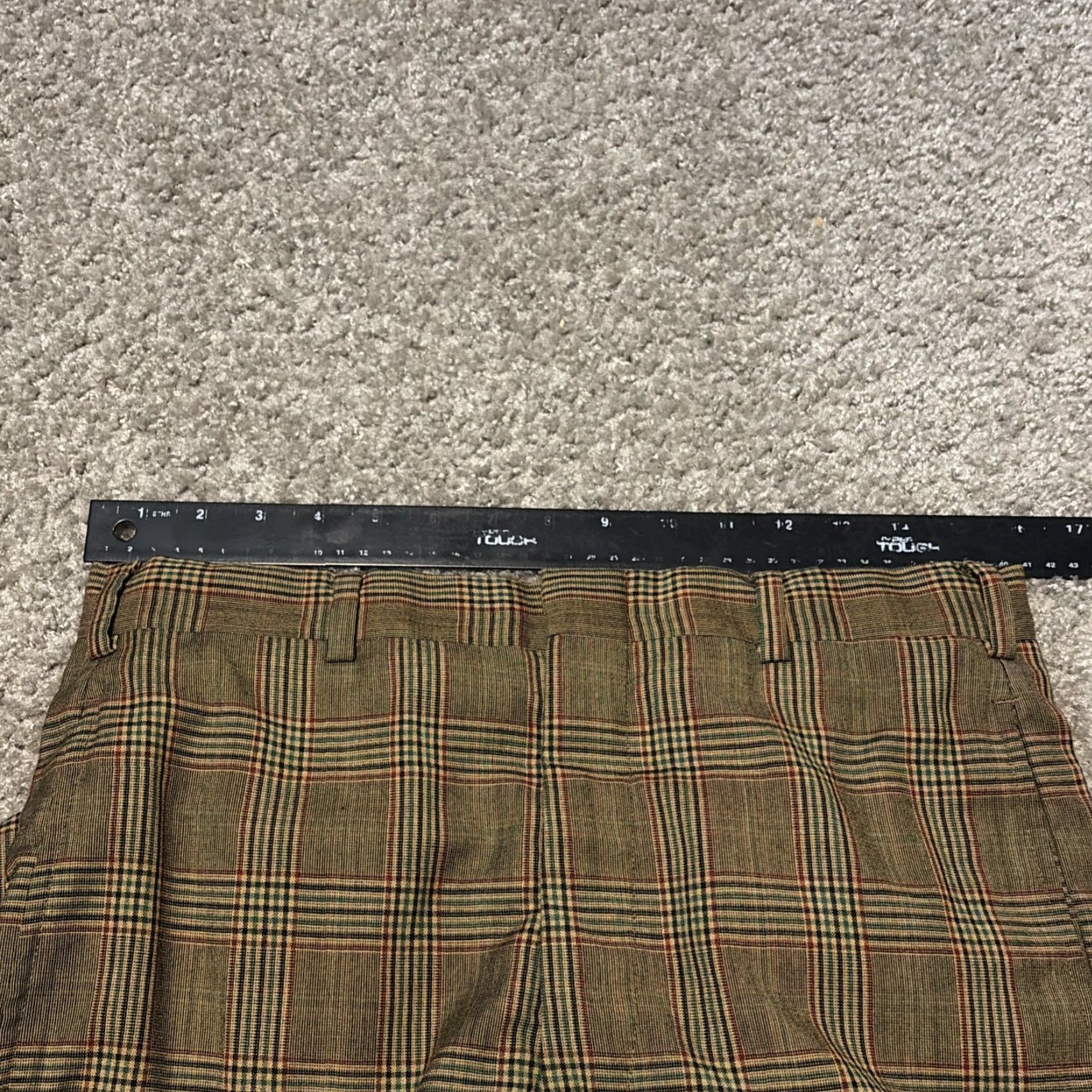 Vintage VINTAGE Seven Seas Slacks Brown Checkered Plaid Dress Pants Shirt? Size US 32 / EU 48 - 6 Thumbnail