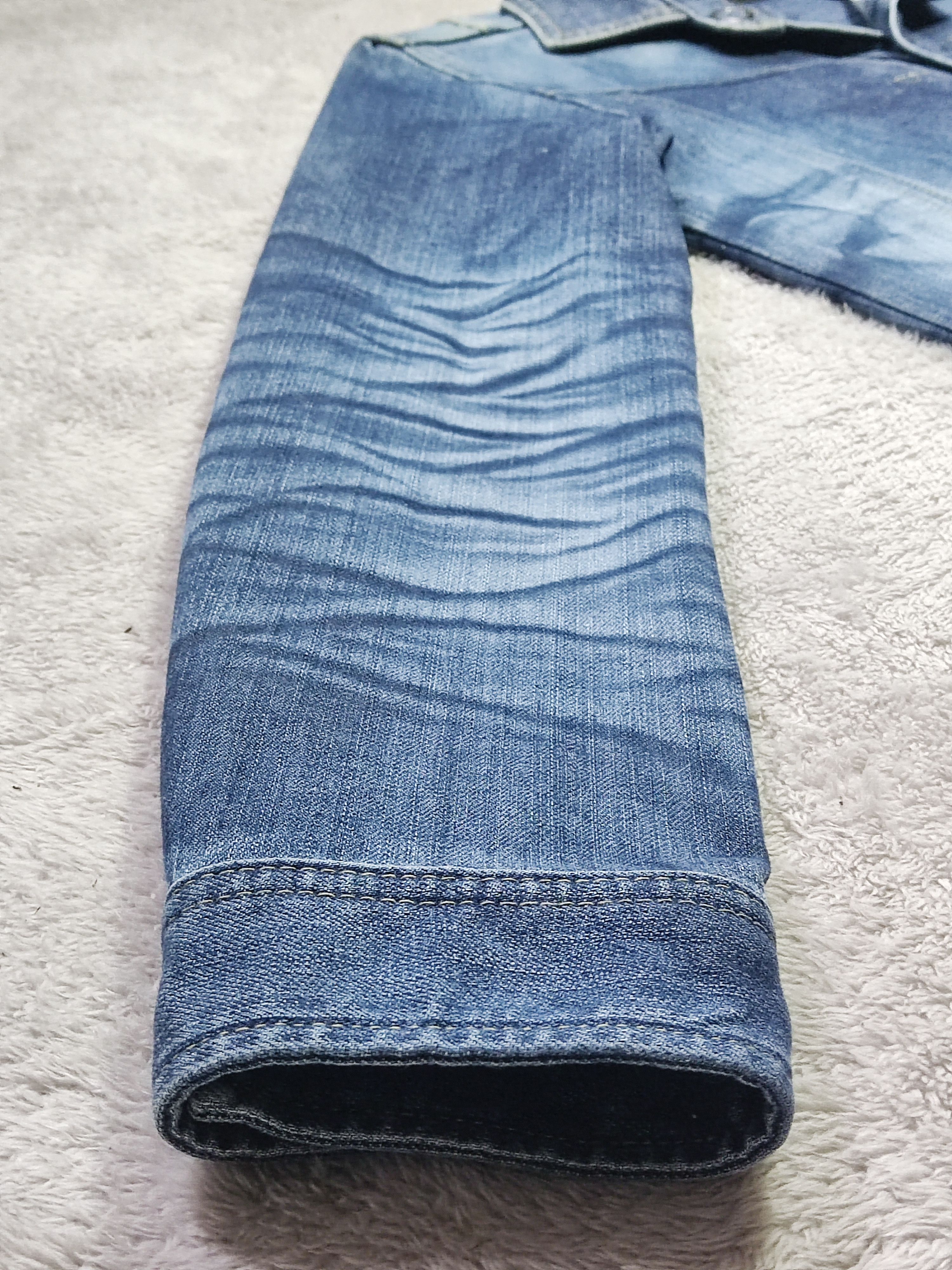 Tornado Mart Distressed Tornado Mart 3D Wrinkle Slim Denim Y2K Jacket Size M / US 6-8 / IT 42-44 - 8 Thumbnail