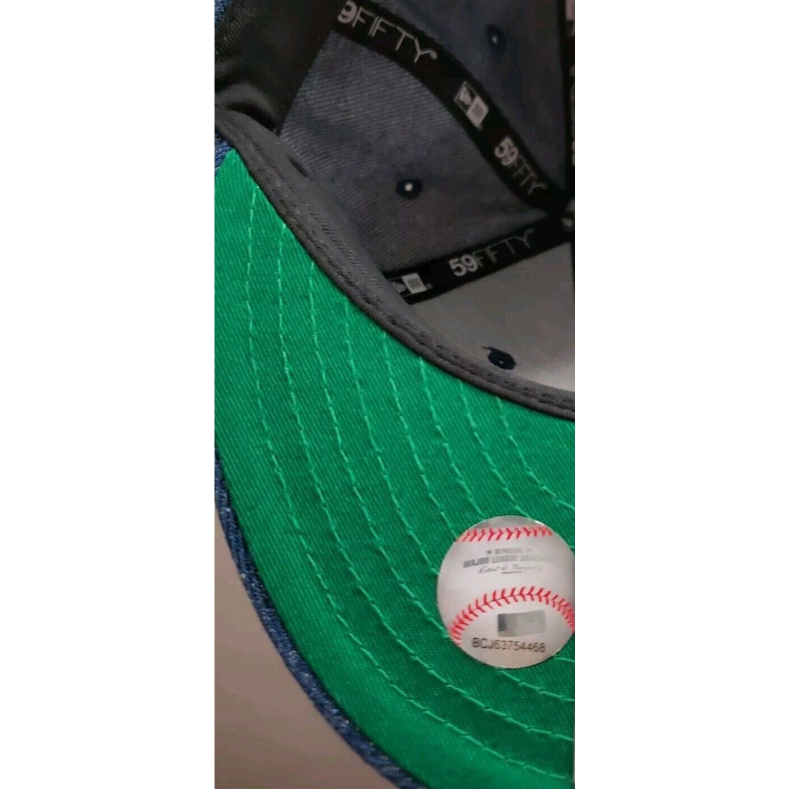 New Era Los Angeles Dodgers Hat 1980 ASG Denim 7 3/8 5950 New Era Size ONE SIZE - 8 Thumbnail