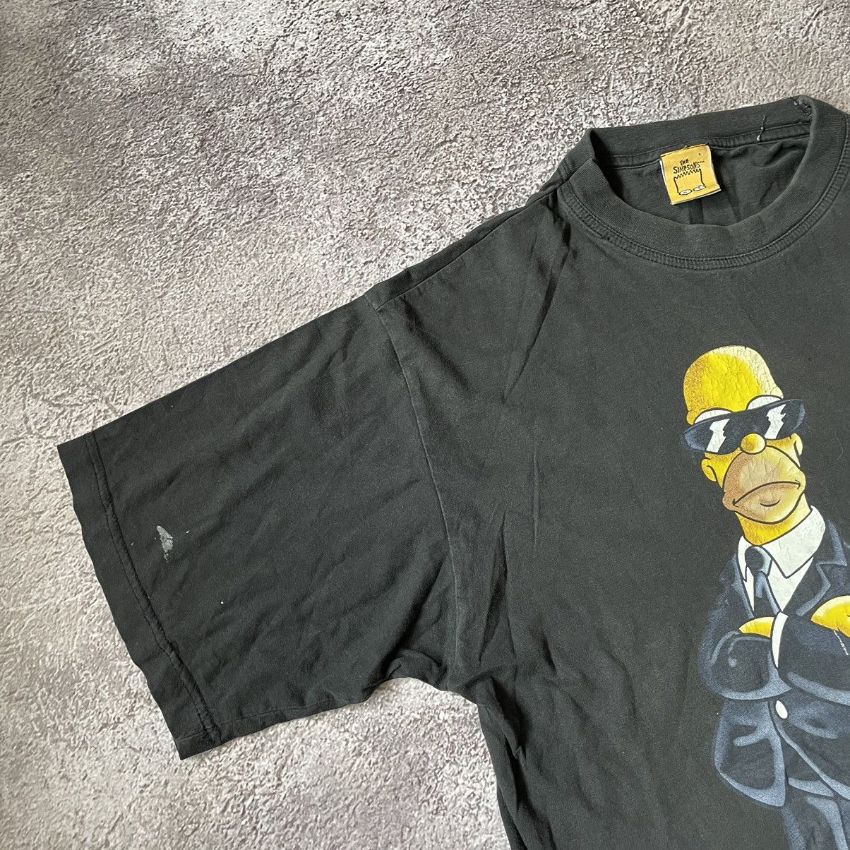 Cartoon Network Vintage Y2K ADULT “ THE SIMPSON AGENT 007 HOMER CARTOON“ Tee Size US XL / EU 56 / 4 - 5 Thumbnail