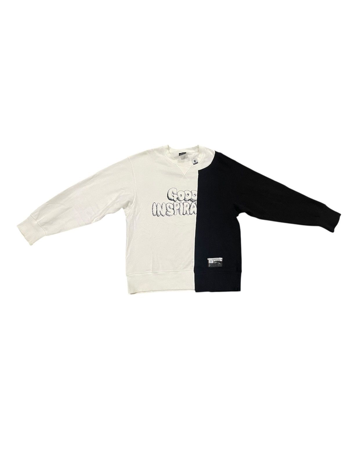 Designer × Japanese Brand × Maison MIHARA YASUHIRO Miharayasuhiro Good Inspiration Split Jumper Sweater Size US M / EU 48-50 / 2 - 8 Thumbnail