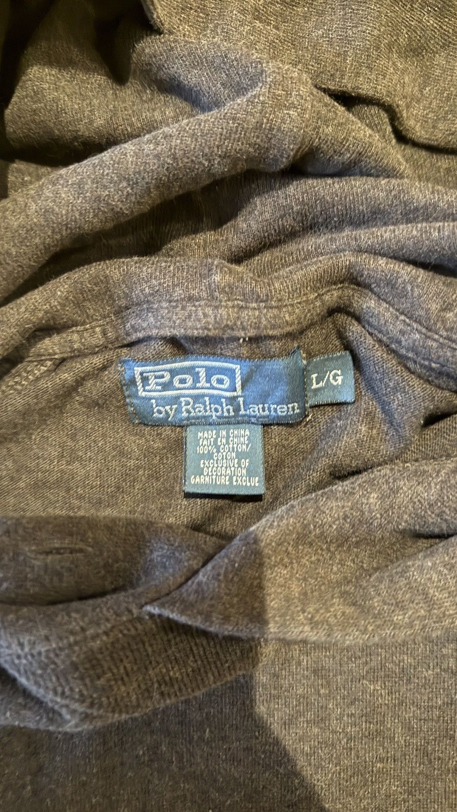 Polo Ralph Lauren Polo Ralph Lauren Brown Hoodie Suede Elbow Patches Size US L / EU 52-54 / 3 - 5 Thumbnail