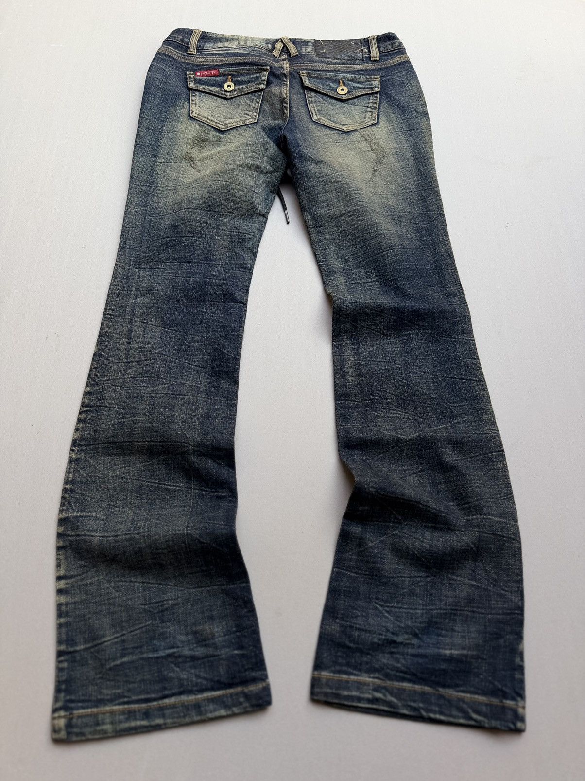 Japanese Brand Lace up flare jeans Size US 26 / EU 42 - 3 Thumbnail