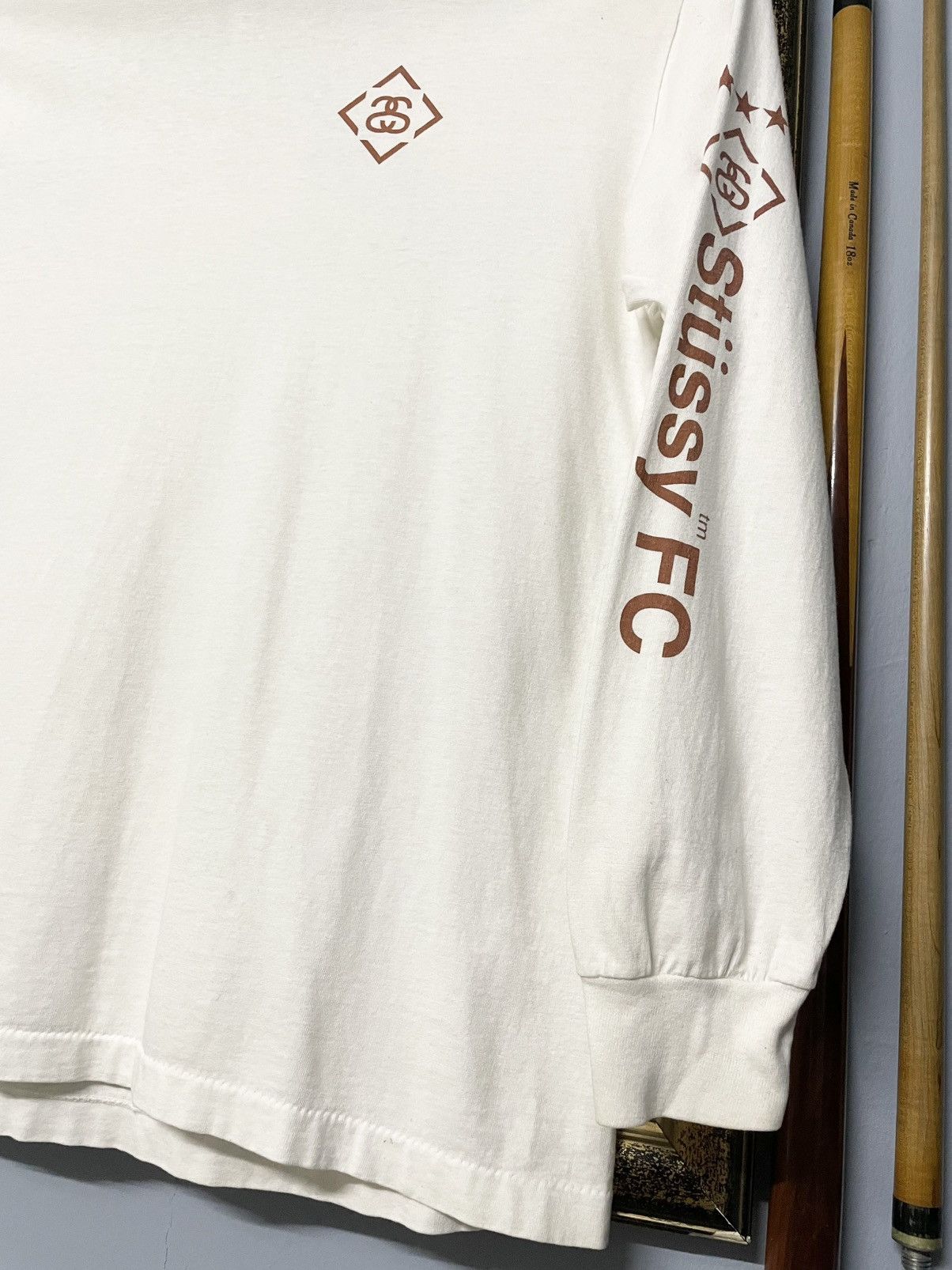 Stussy Vintage 90S Designer Stussy Single Stitch Footbal Soccer Size US XL / EU 56 / 4 - 9 Thumbnail