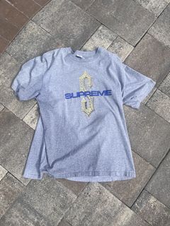 Supreme diamond hotsell tee grey