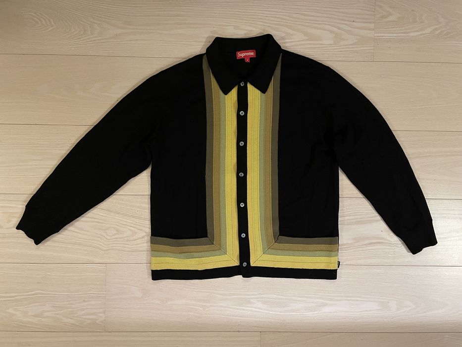 Supreme Supreme knit polo cardigan | Grailed