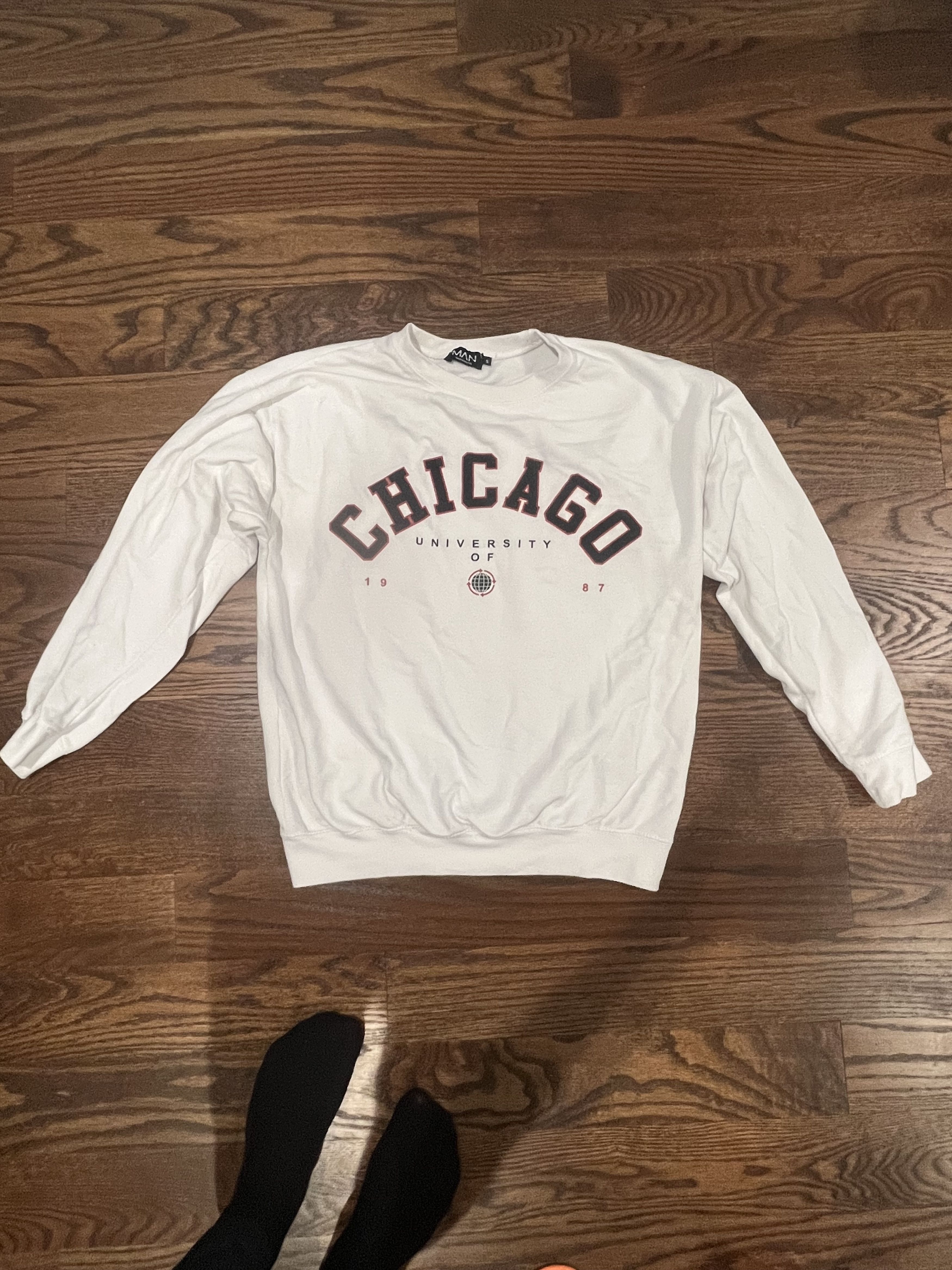 Boohoo × Vintage University of Chicago Sweatshirt Size US M / EU 48-50 / 2 - 1 Thumbnail