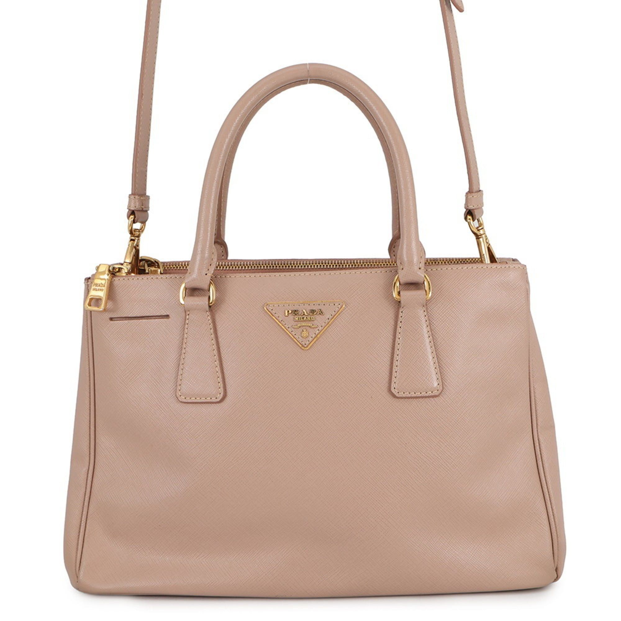 Prada Galleria Saffiano Leather Handbag 1Ba863 2-Way Shoulder Bag in Pink, Women's