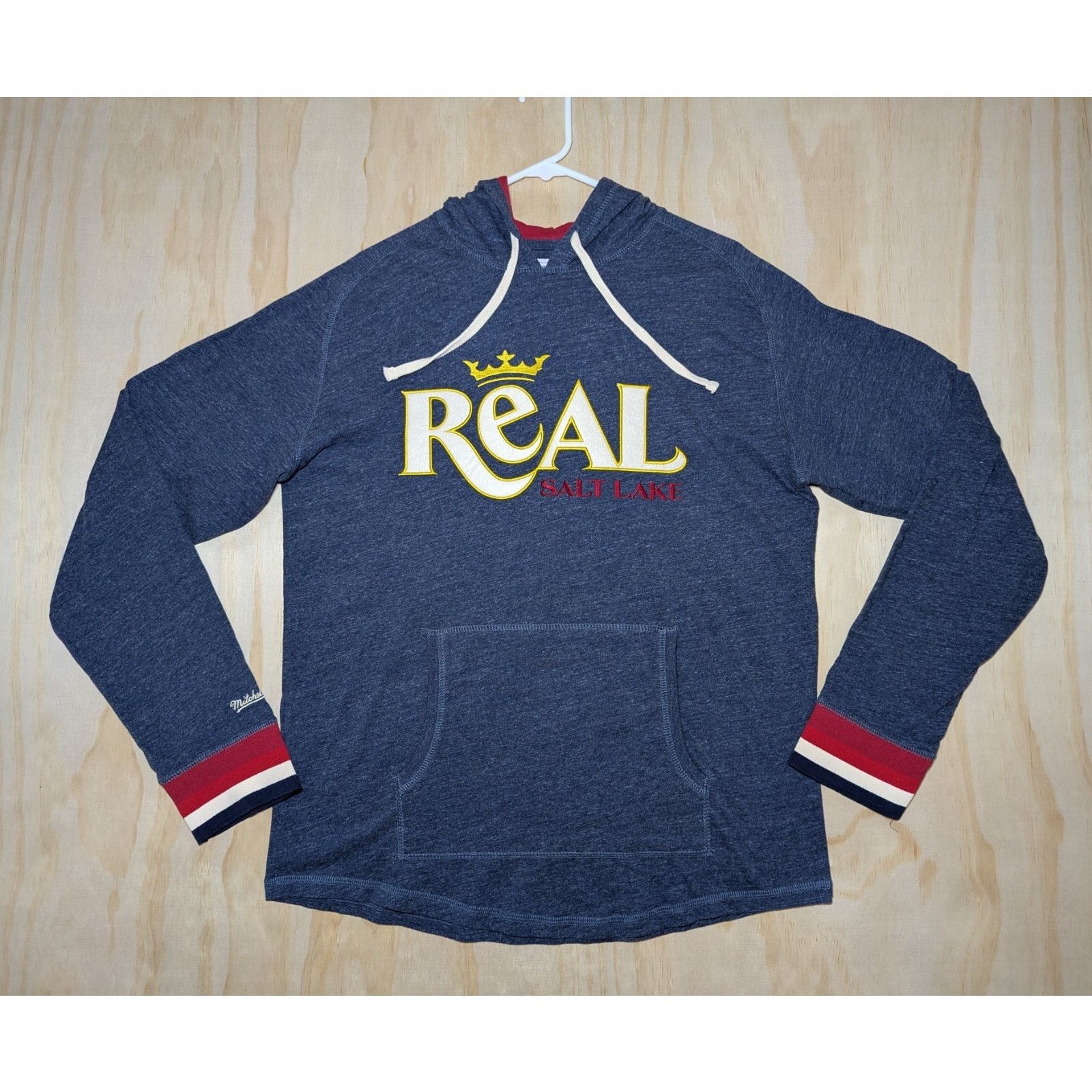 Mitchell & Ness Mitchell & Ness Men's XL Real Salt Lake Light Hoodie MLS Size US XL / EU 56 / 4 - 1 Thumbnail