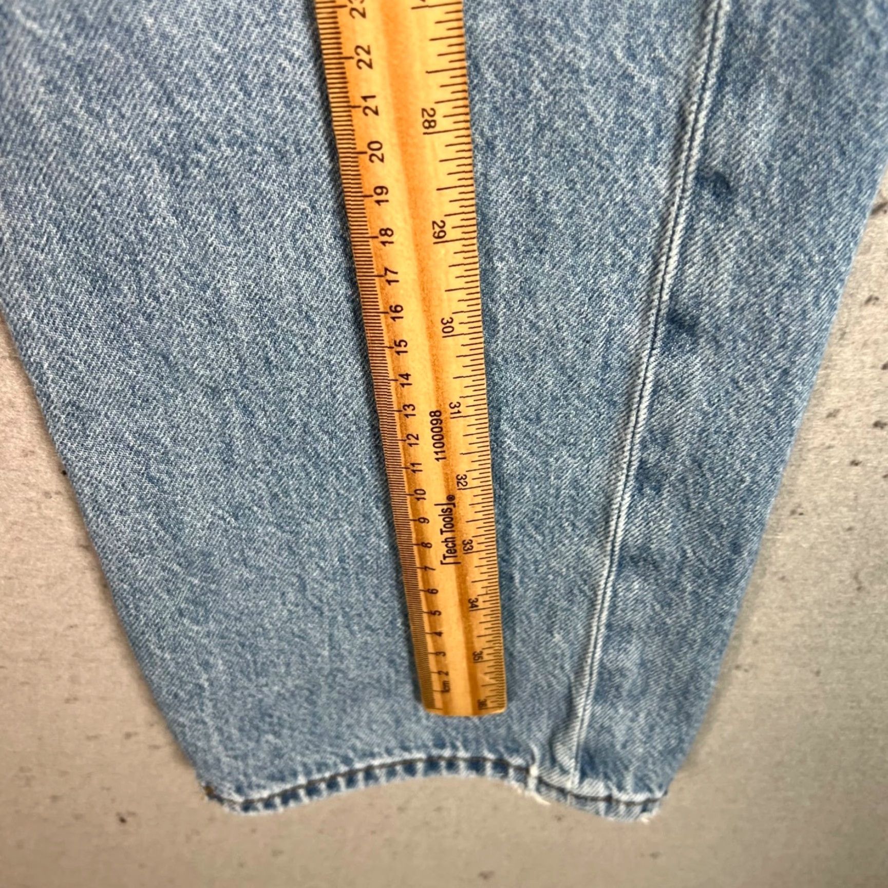 Madewell Madewell Size 25 Womens Jeans Straight Denim Light Blue Vintage Wash Size 42" / US 20 - 7 Thumbnail