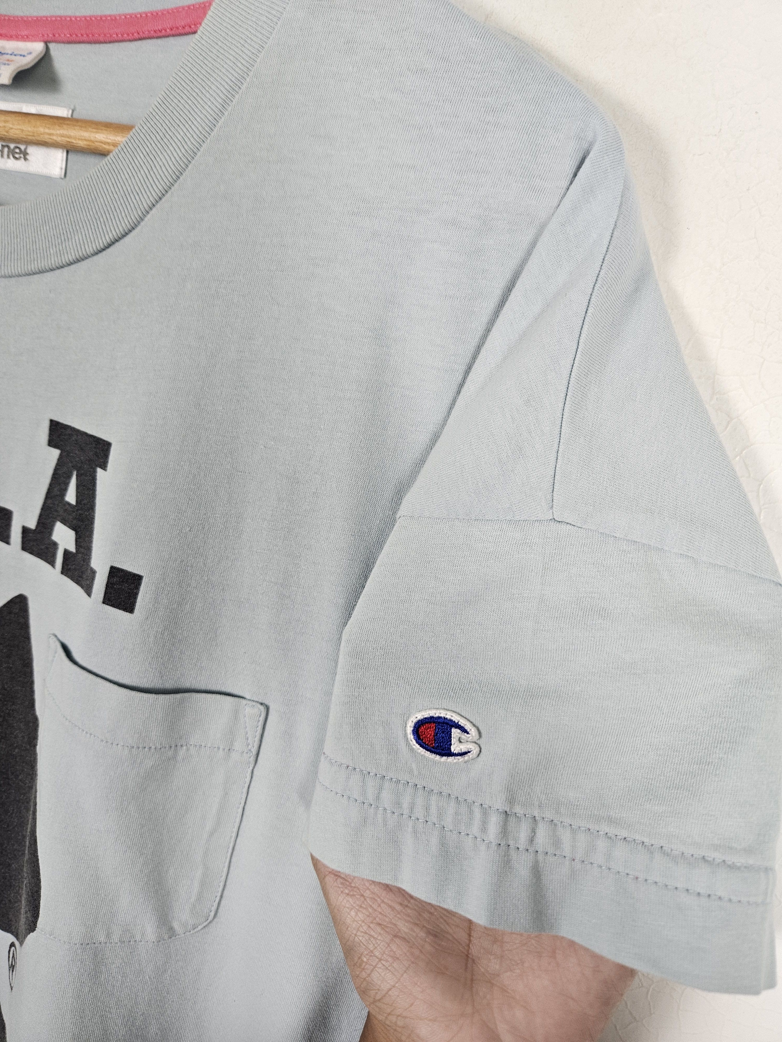 Champion × Issey Miyake × Ne-Net Ne net Issey Miyake Champion shirt Size M / US 6-8 / IT 42-44 - 3 Thumbnail
