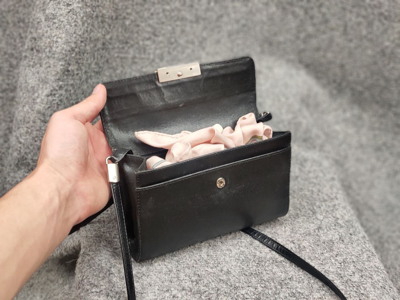 Mandarina Duck Mandarina Duck Mini leather black Messenger shoulder bag Size ONE SIZE - 6 Thumbnail