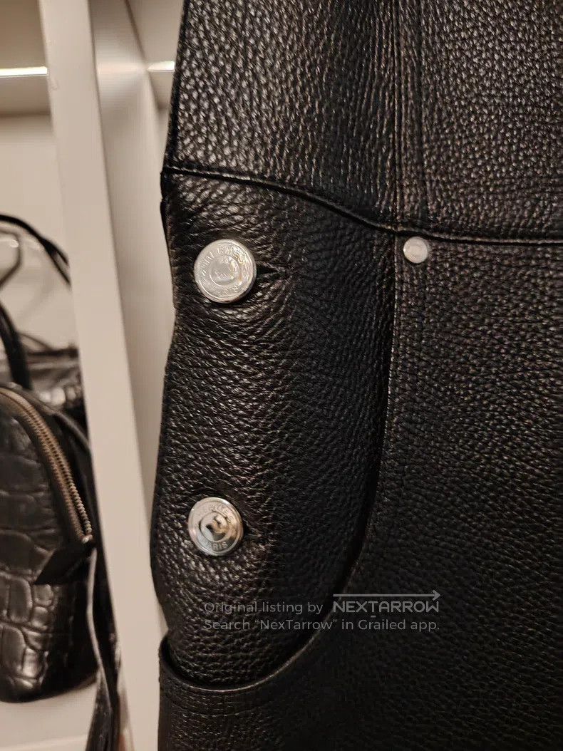 Hermes Hermes Black Leather Shorts with Suspender Size 42" / US 20 - 5 Thumbnail