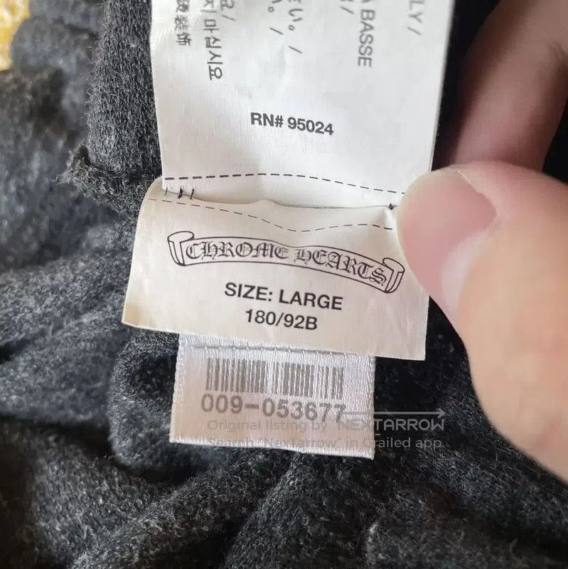 Chrome Hearts Chrome Hearts Men's Gray Casual Pants . Size US 34 / EU 50 - 6 Thumbnail