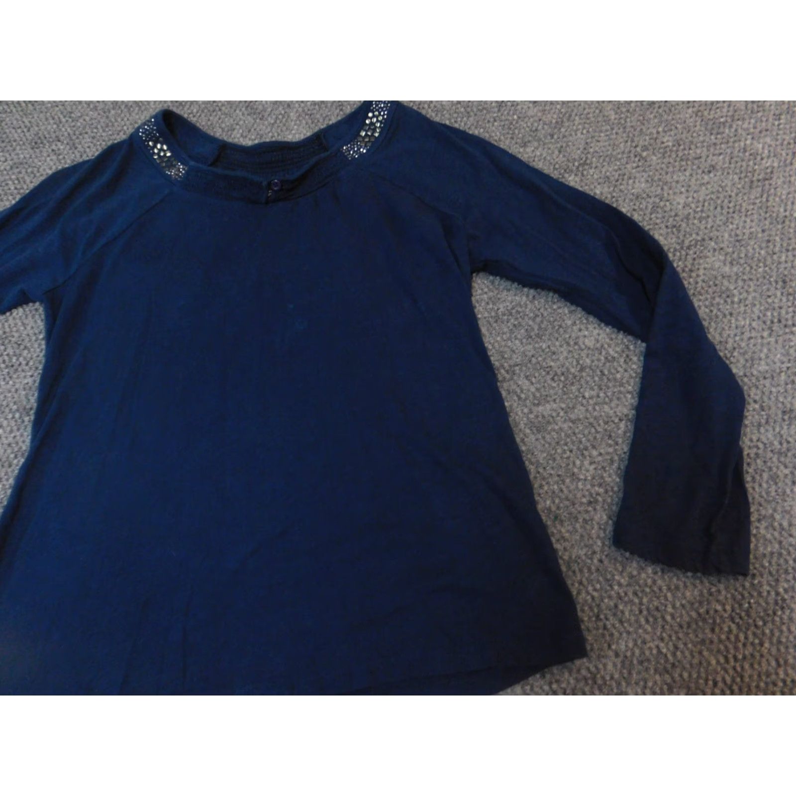 Faded Glory **Faded Glory Womens Blue Collared Medium Blouse Pullover** User: **Faded Glory Womens Medium Blue Collared Blouse Pullover** Size M / US 6-8 / IT 42-44 - 2 Thumbnail