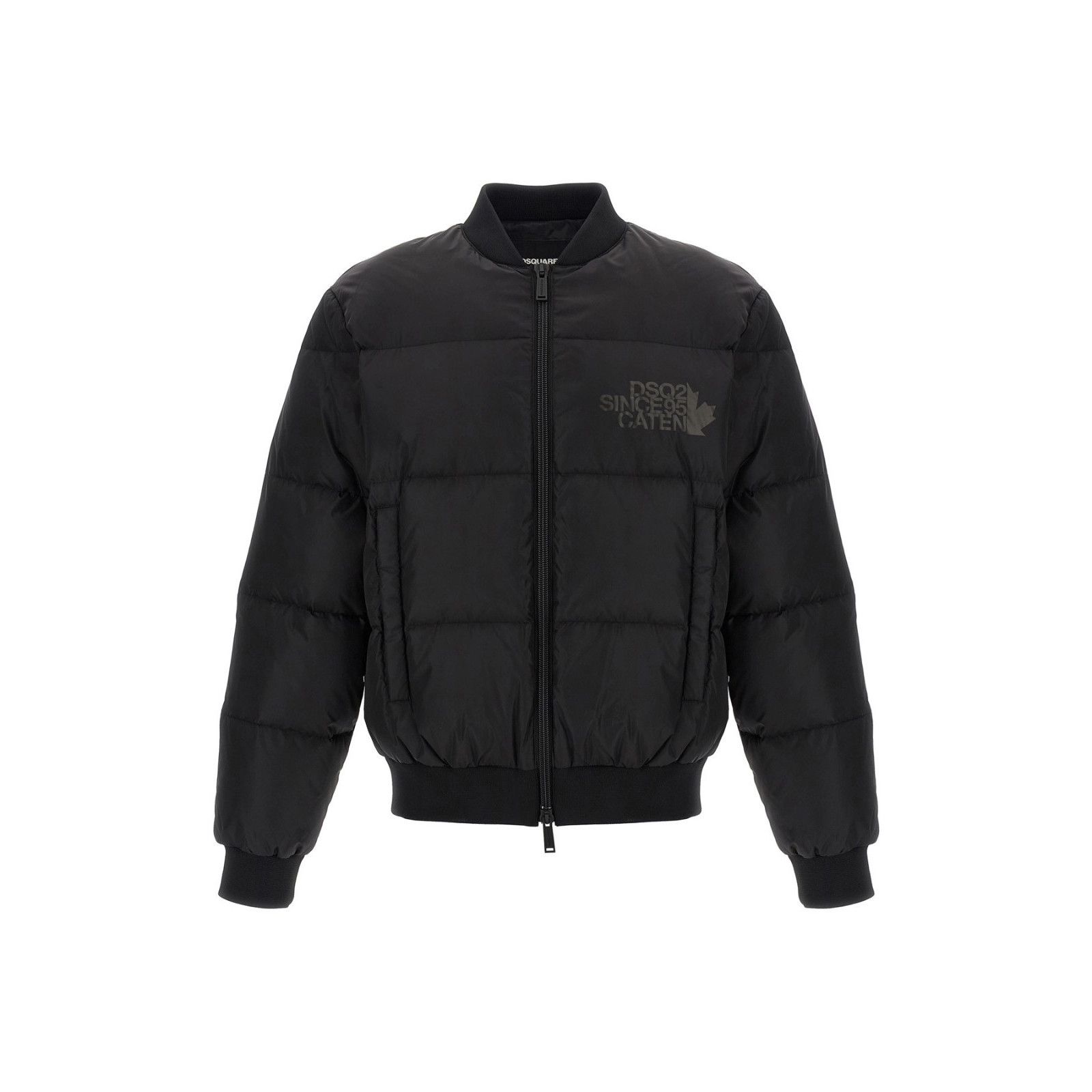 DSQUARED2 Padded Black Bomber Jacket New & Authentic (Men's