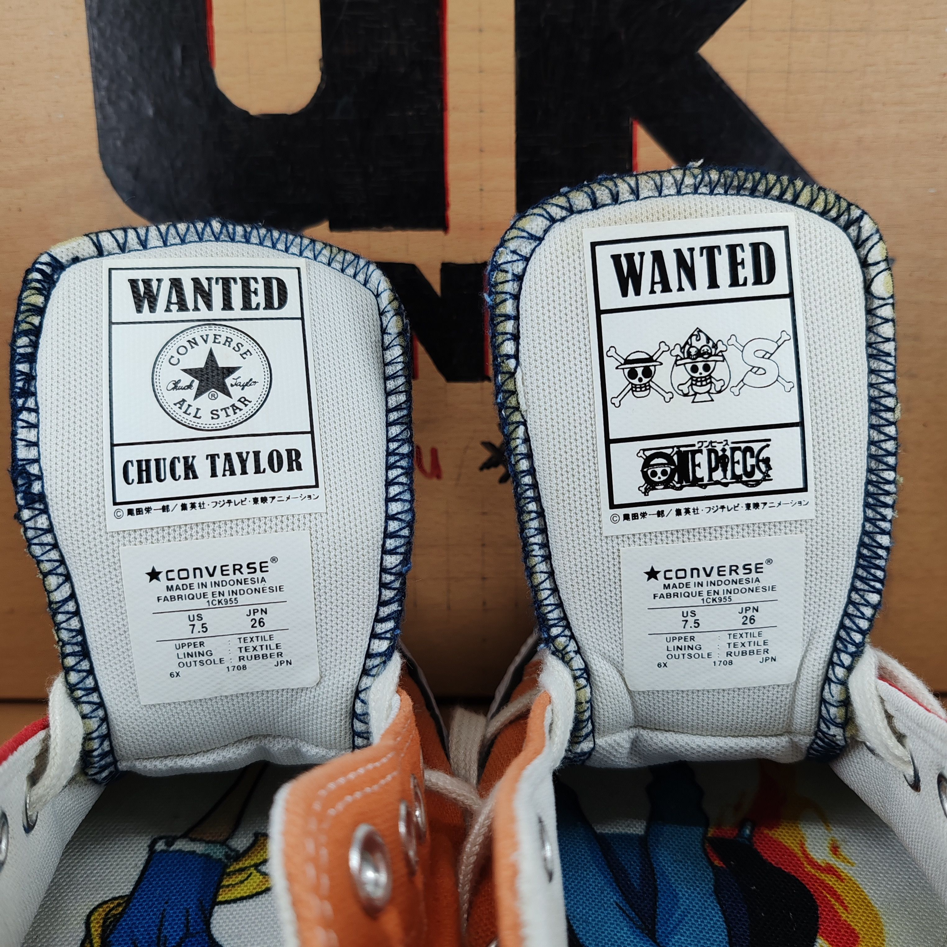 Converse × One Piece Converse All Star 100th Anniversary One Piece MC OX JPN Size US 8.5 / EU 41-42 - 9 Thumbnail