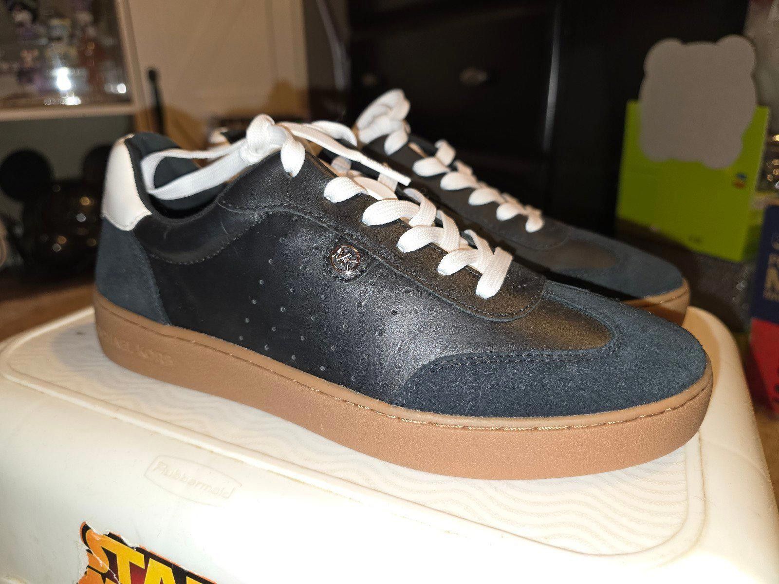 Michael Kors Michael Kors Scotty Leather Gum Sole Sneakers Size US 7 / IT 37 - 1 Thumbnail