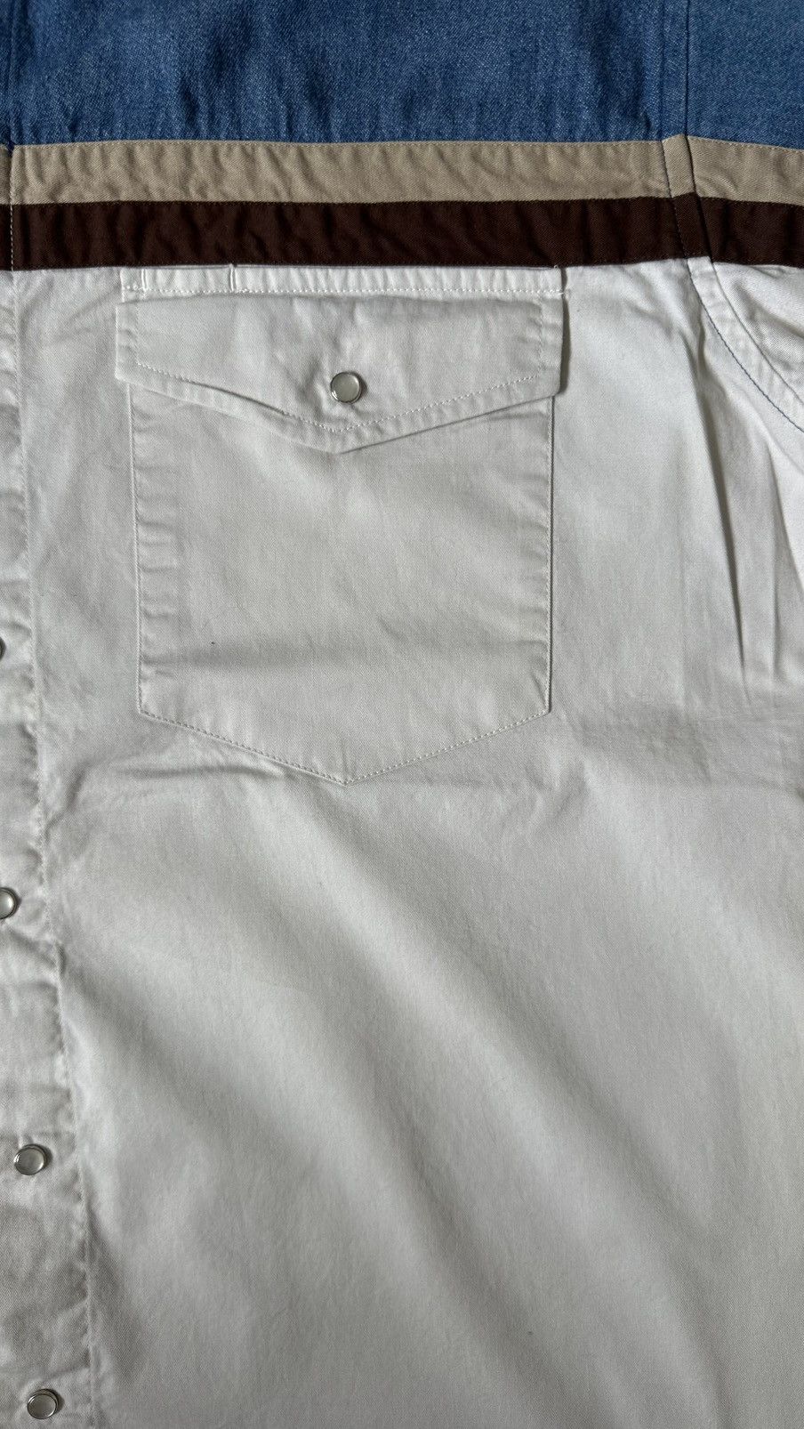 Vintage VINTAGE PLAINS WESTERN WEAR MULTICOLOUR PEARL SNAP SHIRT Size US L / EU 52-54 / 3 - 3 Thumbnail
