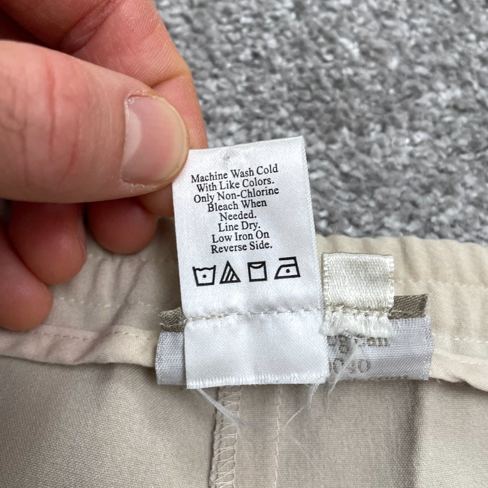 Coldwater Creek Coldwater Creek Dress Pants Womens 10 Beige 32x30 Straight Leg High Rise Trouser Size 32" / US 10 / IT 46 - 5 Thumbnail