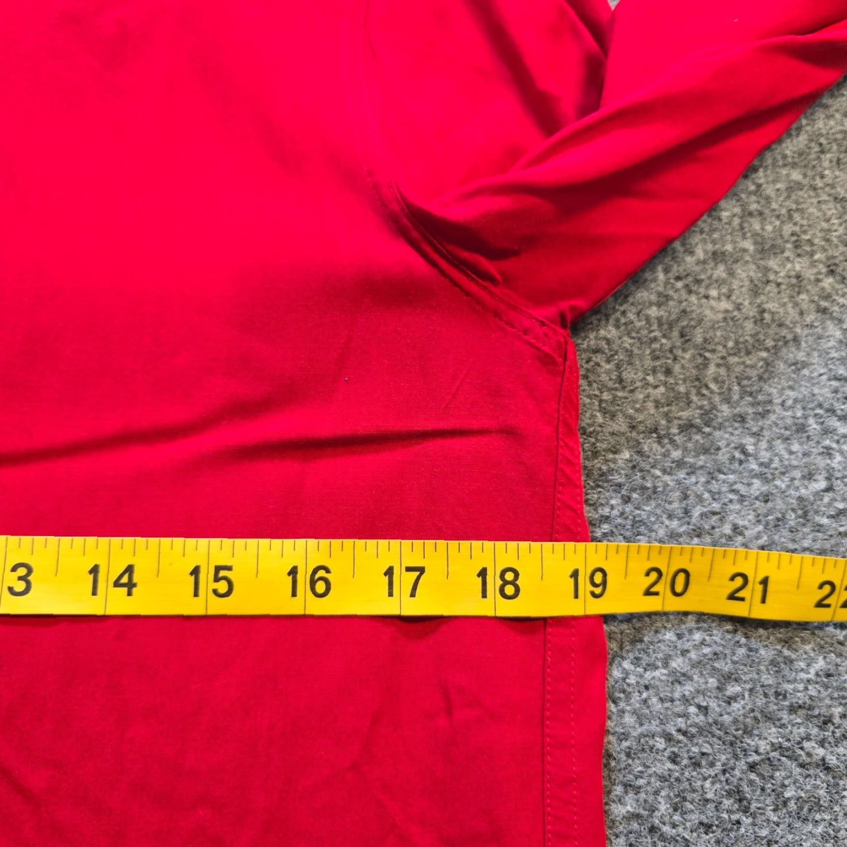 Lemaire Lemaire Top Women Size S Red Popover Long Sleeve Tunic Blouse Casual Shirt Size S / US 4 / IT 40 - 6 Thumbnail