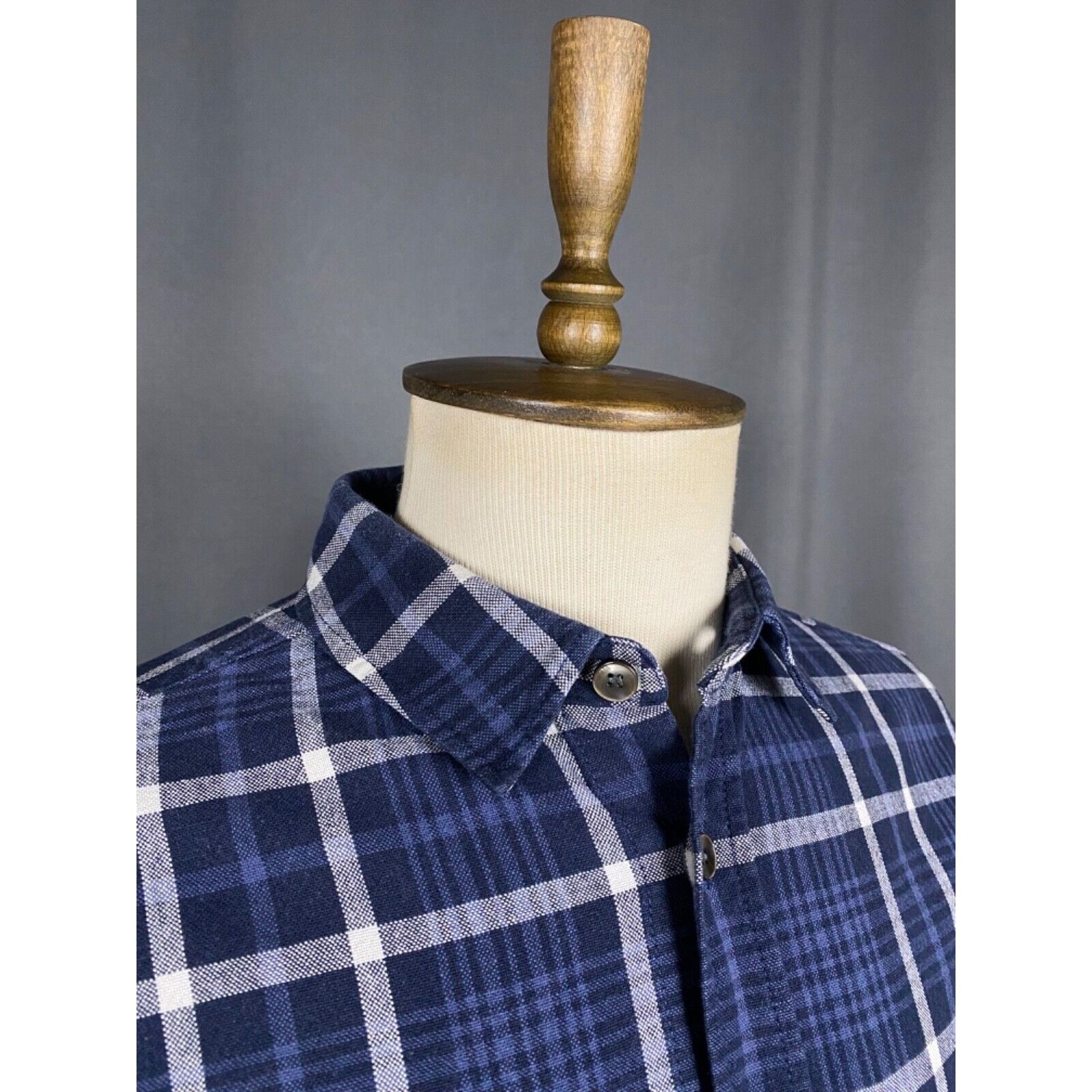 A.P.C. MINT! A.P.C. Men's Blue Checked Overshirt Jacket Size M Size US M / EU 48-50 / 2 - 6 Thumbnail
