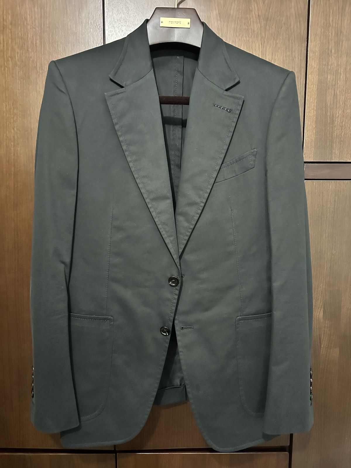 Tom Ford NEW $6k Tom Ford cotton cashmere blazer EU48R Size 48R - 1 Thumbnail