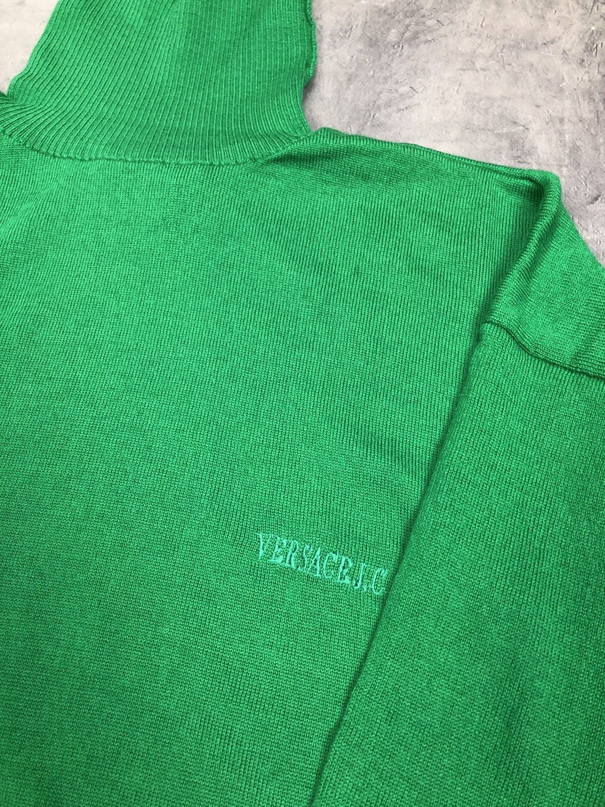 Versace × Vintage vintage versace jeans couture Wool turtleneck sweater men Size US M / EU 48-50 / 2 - 3 Thumbnail