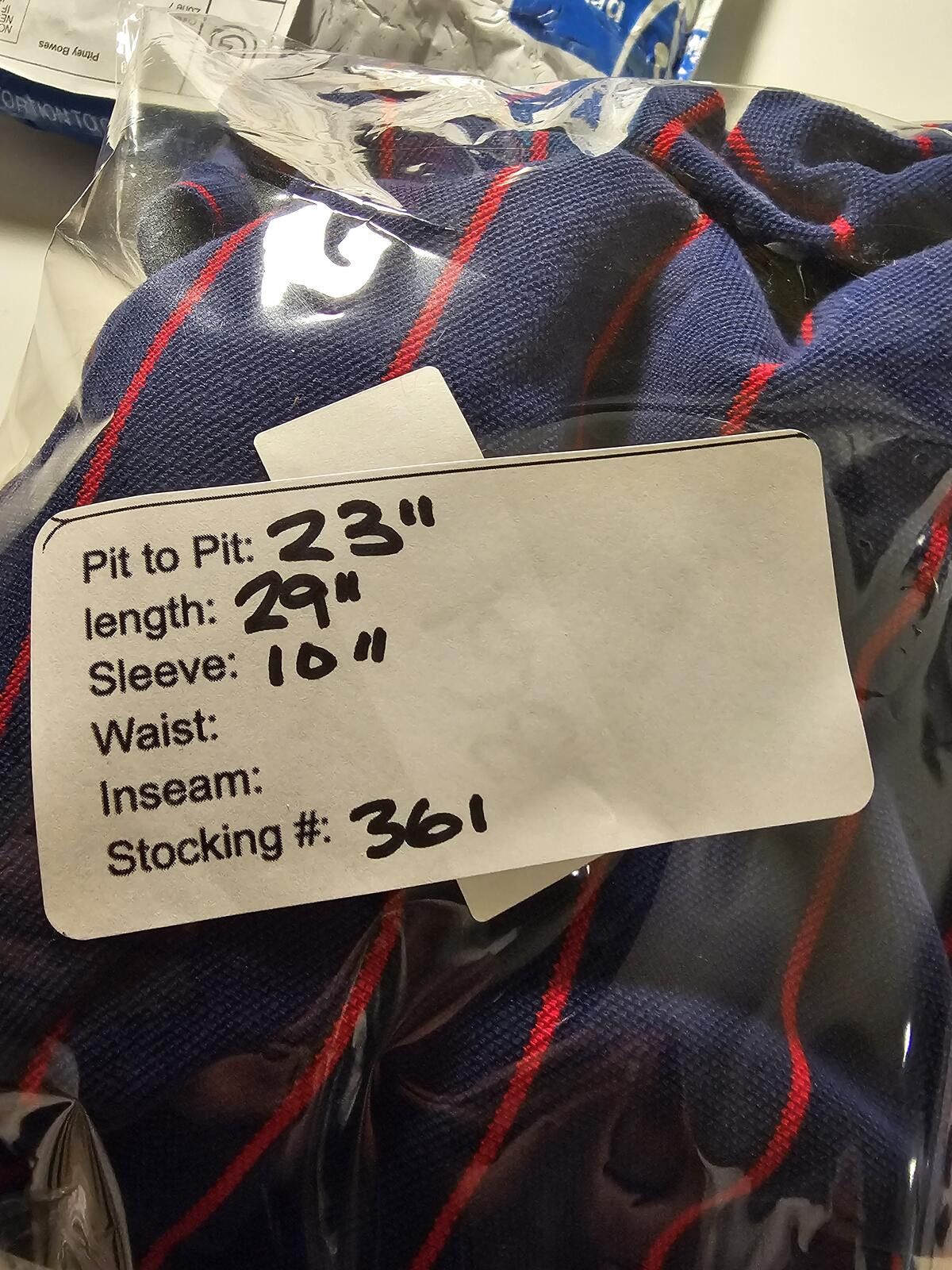 Polo Ralph Lauren Lacoste Polo Shirt Dark Blue Mens Size XL Stripes Cotton Size US XL / EU 56 / 4 - 7 Thumbnail