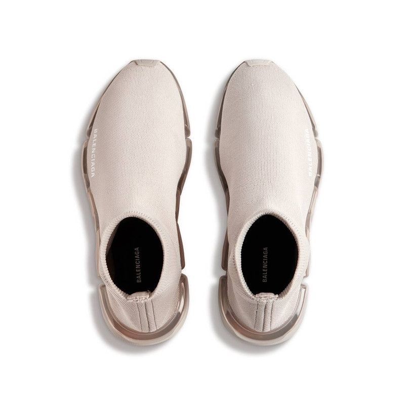 Balenciaga o1in1g1225 Speed 2.0 Full Clear Sole Recycled Knit Sneakers Size US 9 / EU 42 - 6 Thumbnail