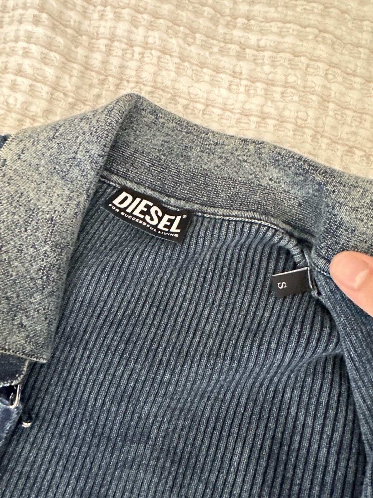 Diesel Diesel Sweater in Washed Blue Size US S / EU 44-46 / 1 - 1 Thumbnail